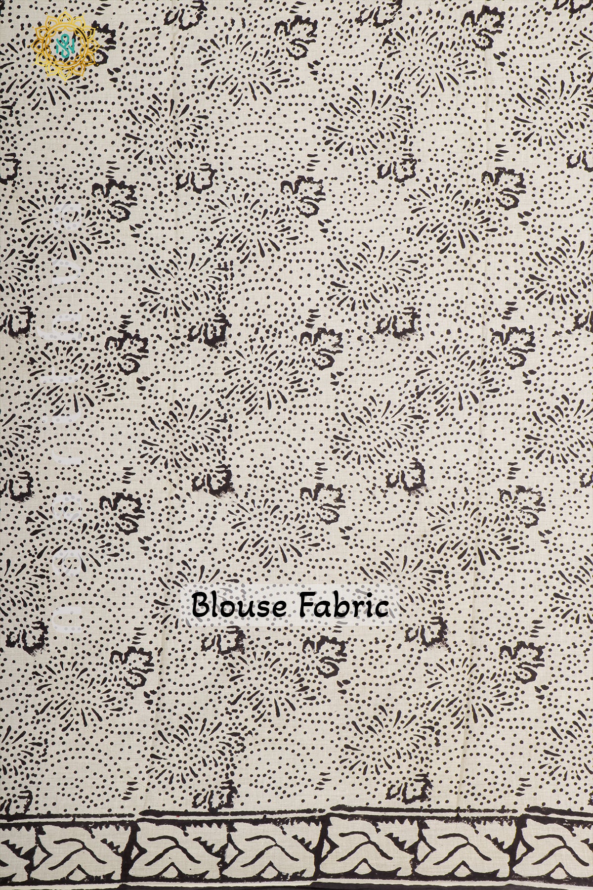 BEIGE WITH BLACK - MUL COTTON