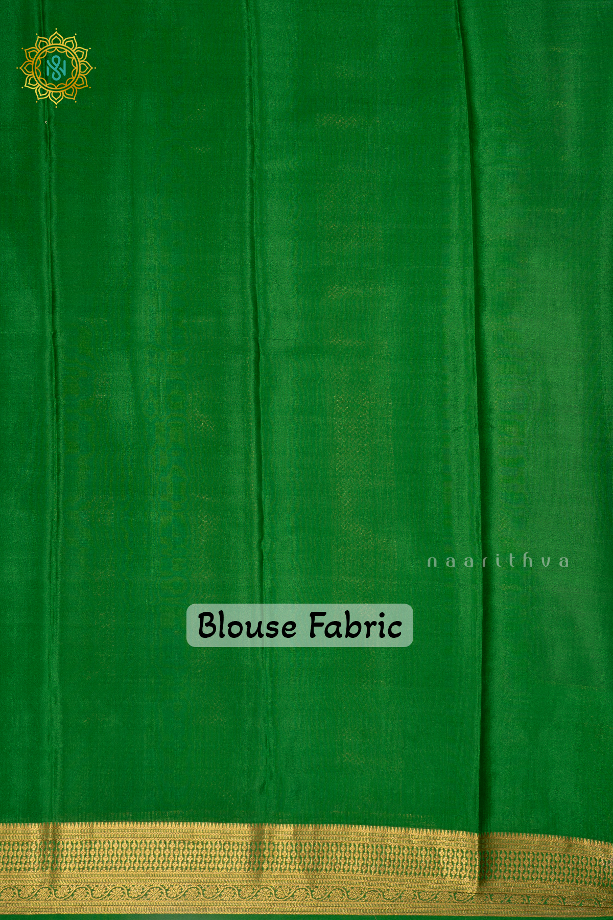 LAVENDAR WITH PARROT GREEN - PURE MYSORE CREPE SILK