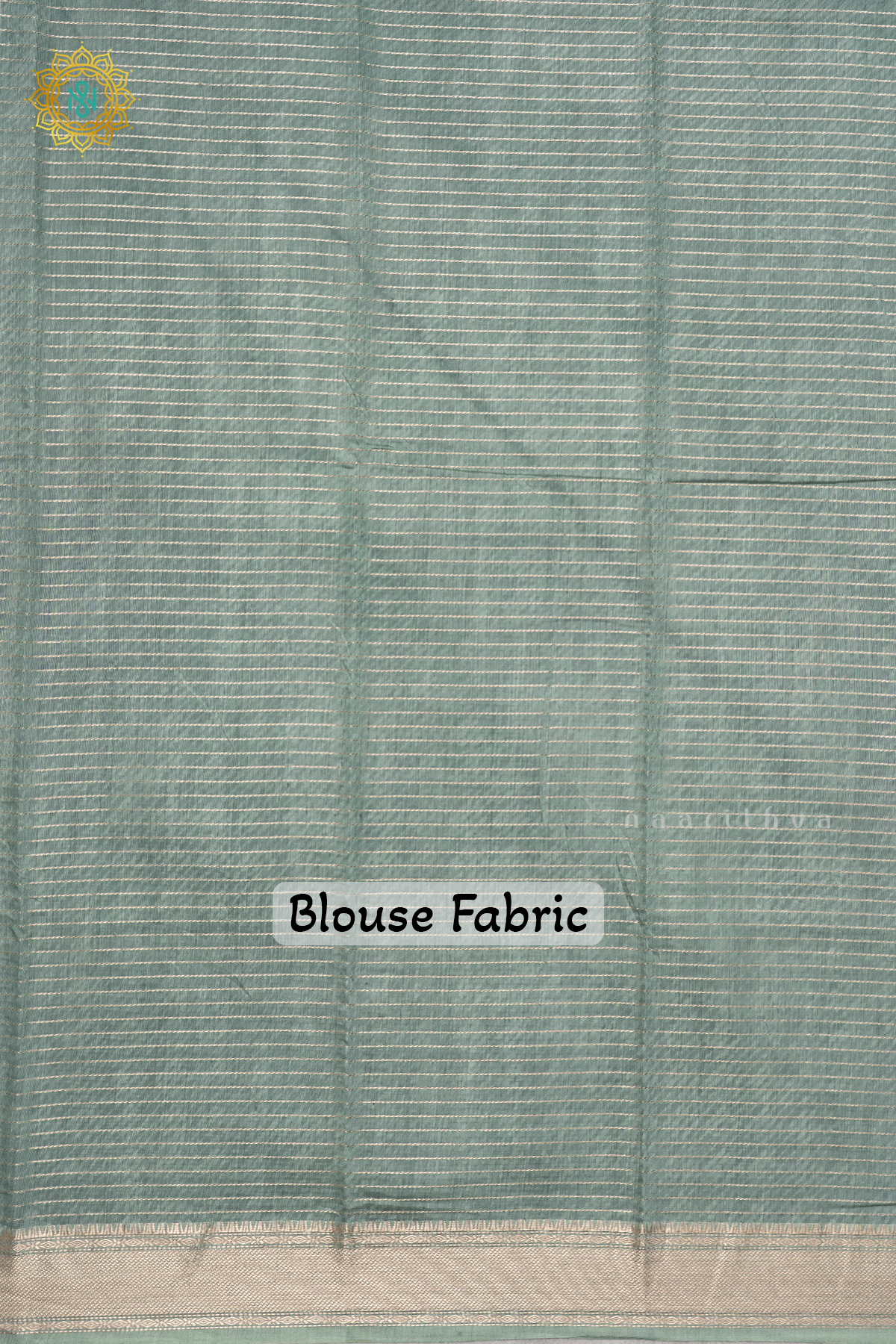 PEACH WITH AQUA GREEN - BUTTER CREPE