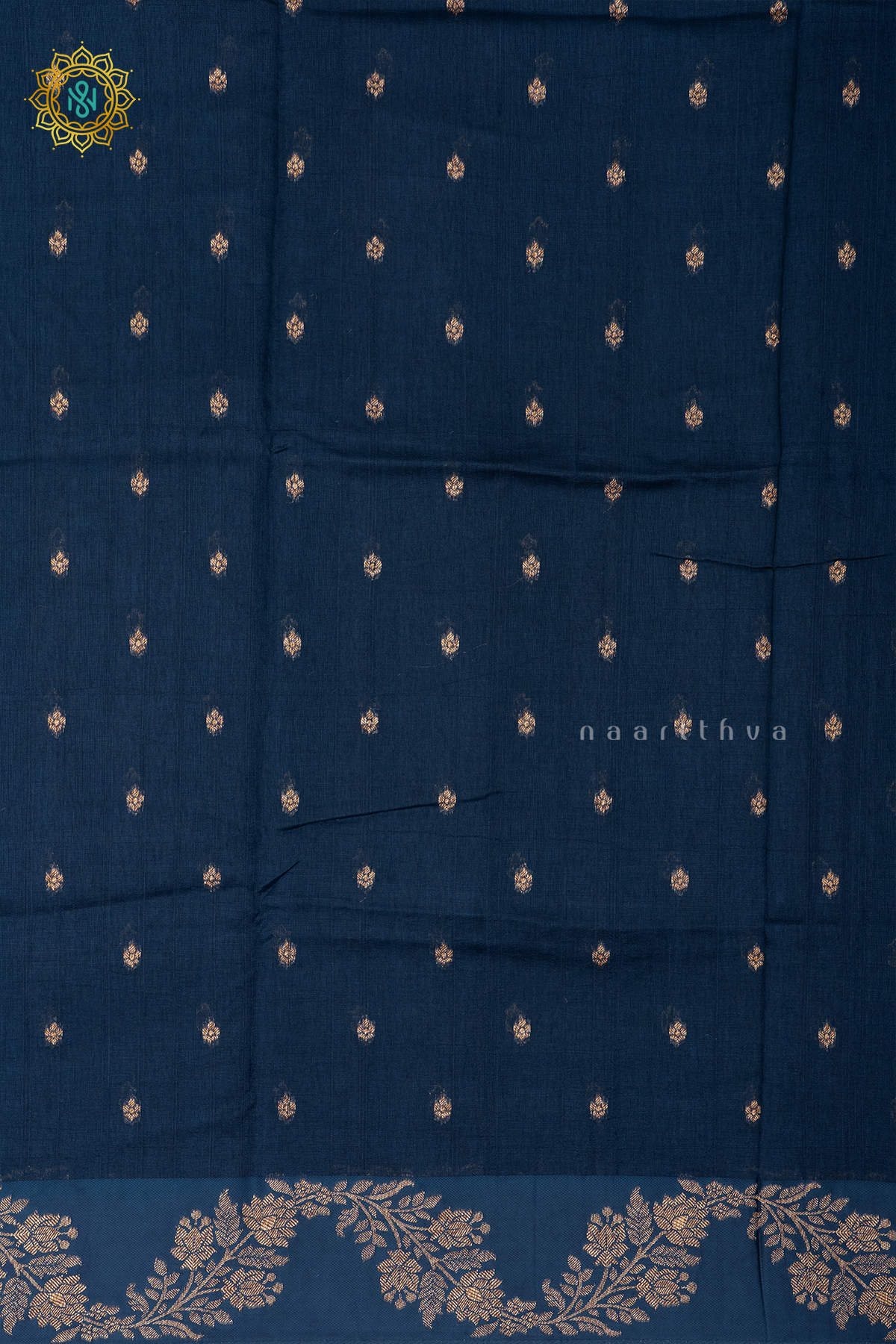 PEACOCK GREEN - SEMI TUSSAR SILK