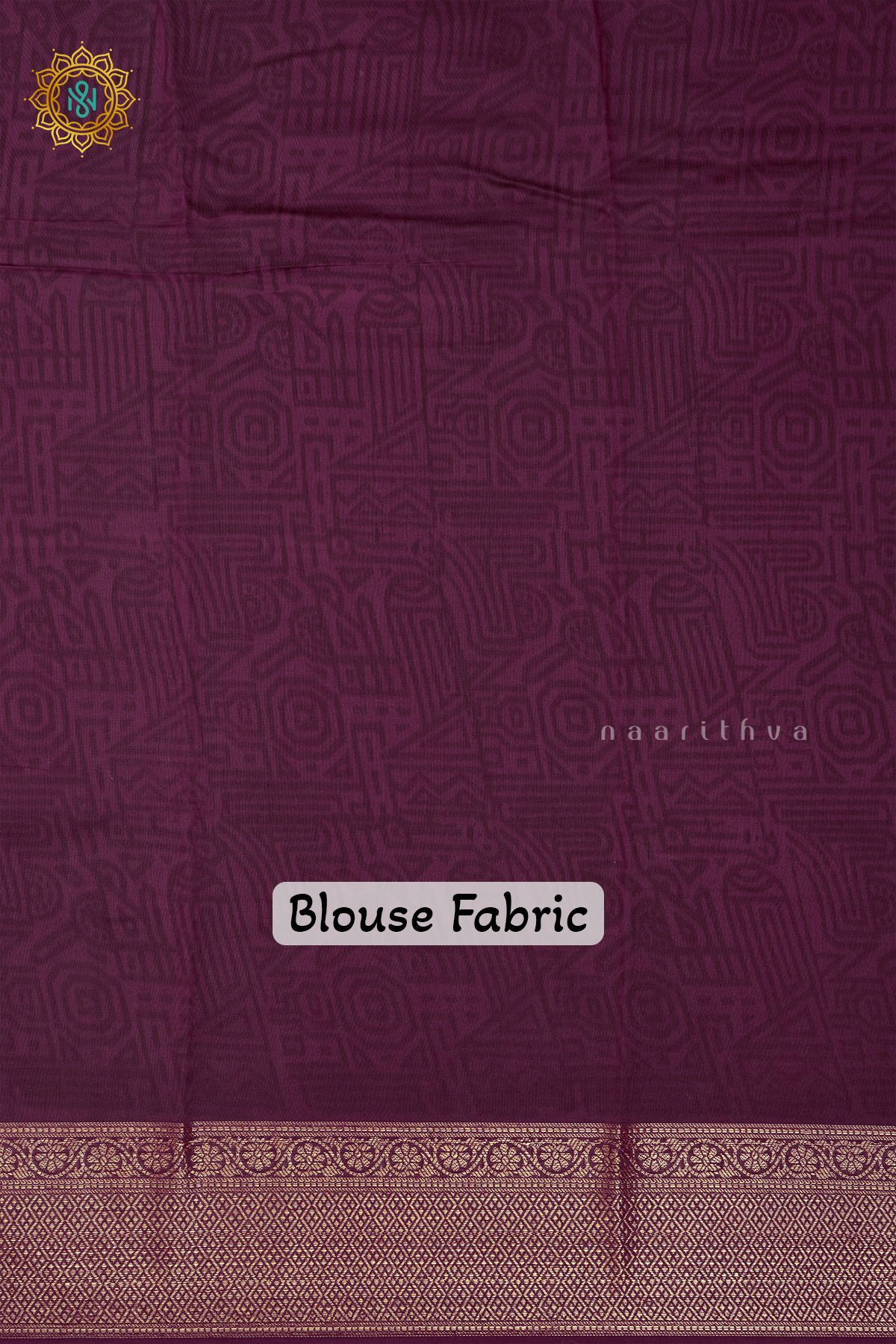 WINE - CHANDERI SILK COTTON