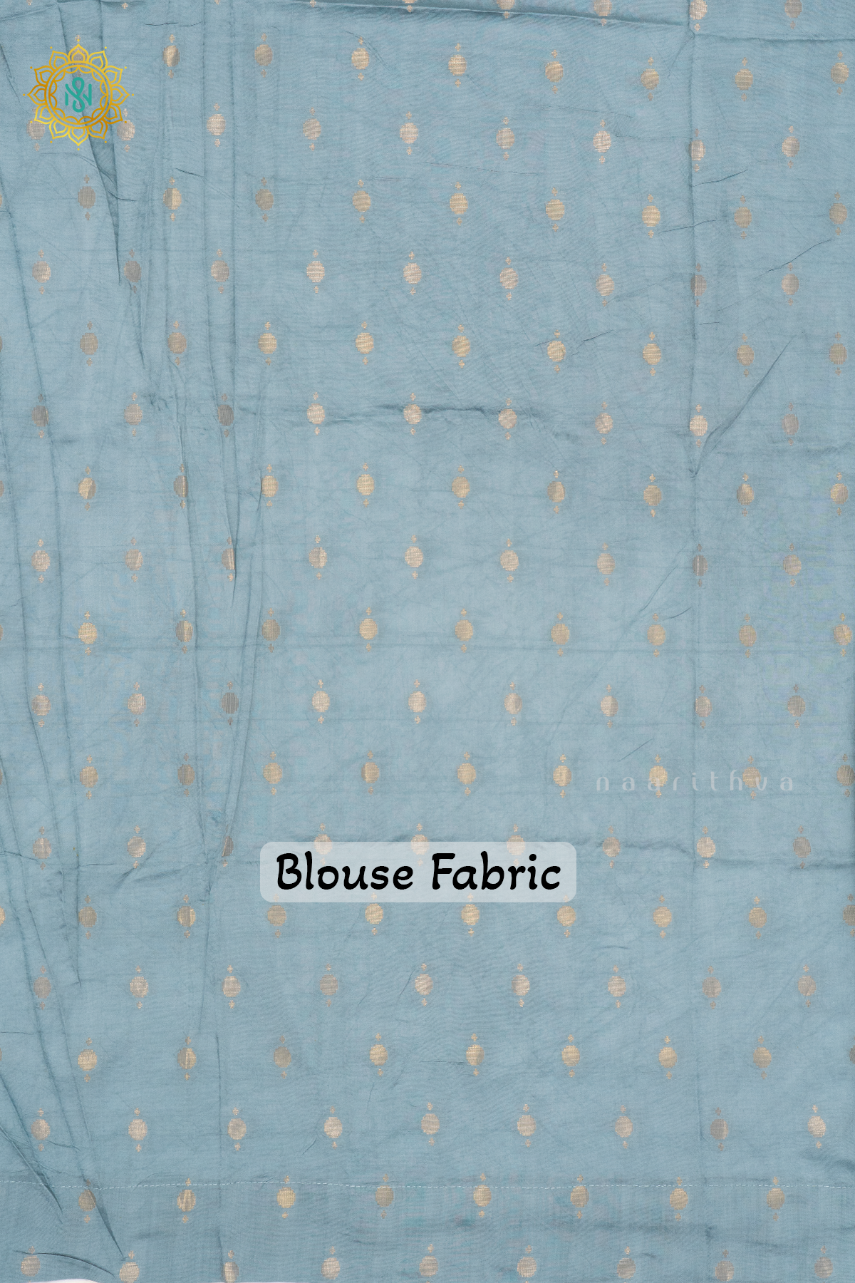 AQUA BLUE - SEMI CREPE SILK