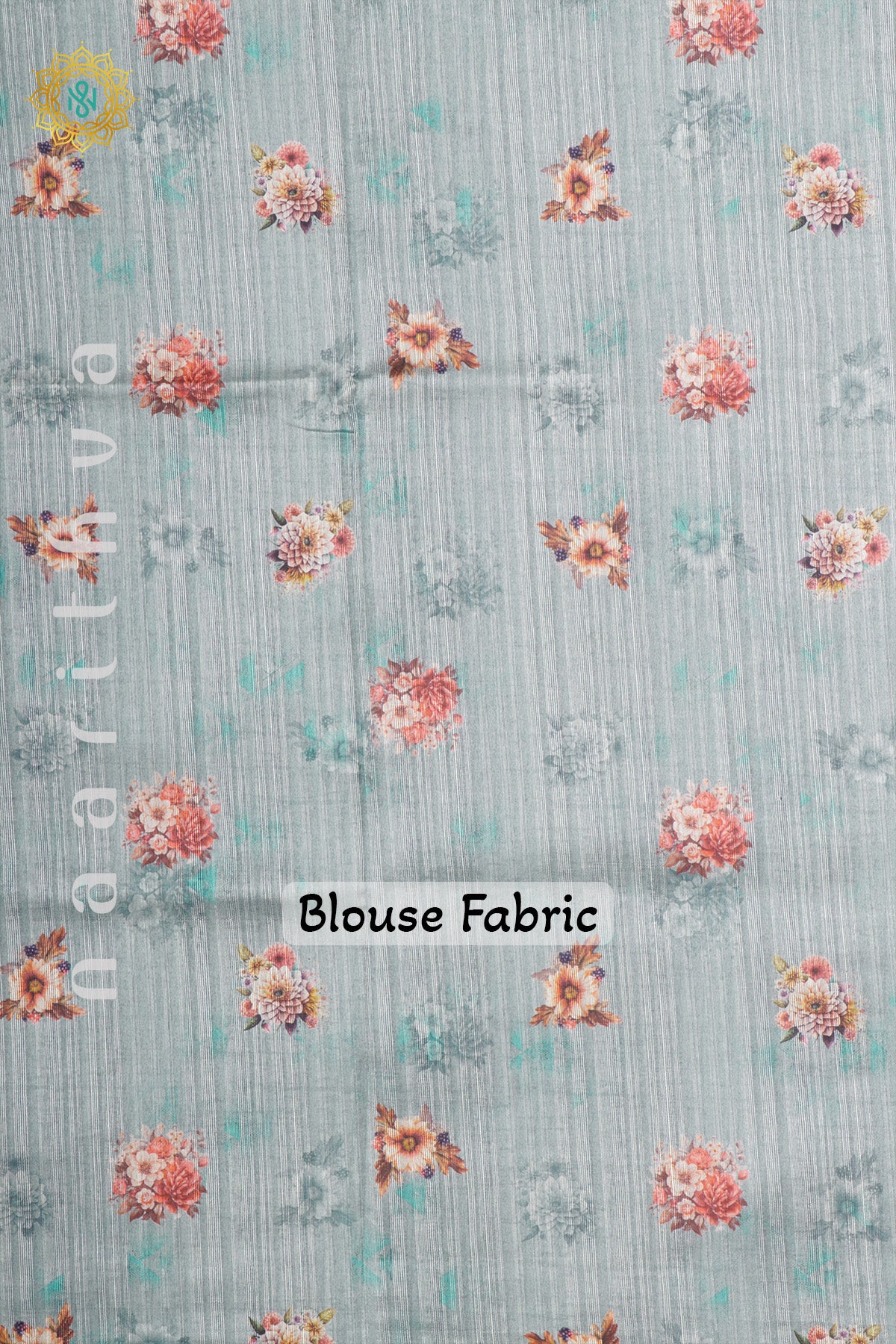 AQUA BLUE - JUTE COTTON
