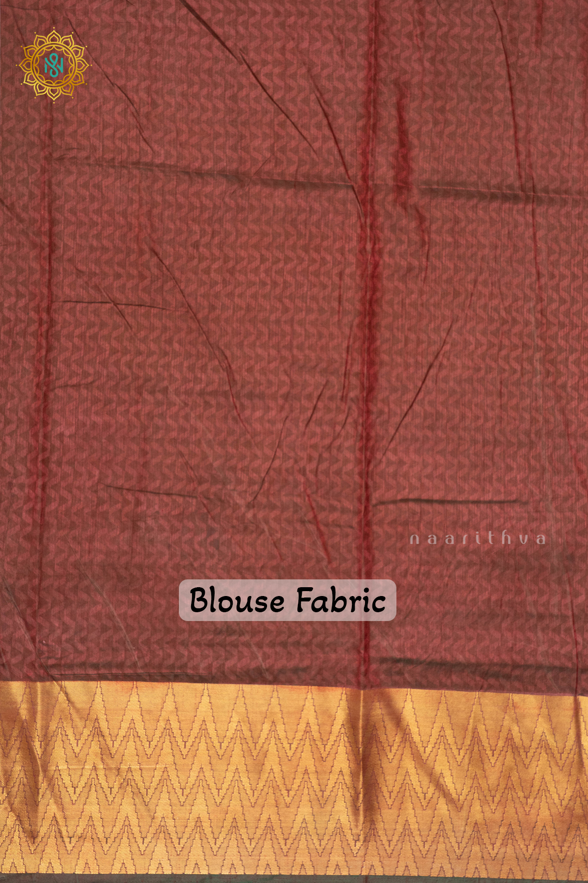 GREEN WITH MAROON - SEMI SILK WITH PATOLA PRINTS