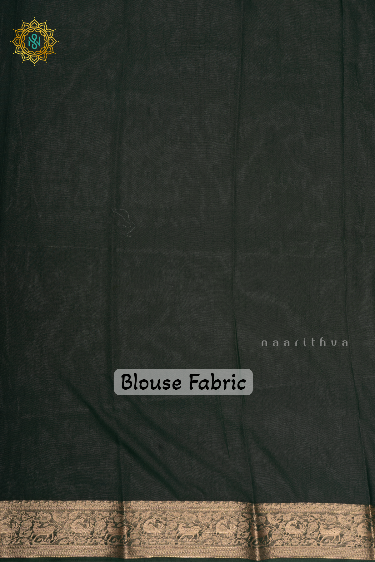 BOTTLE GREEN - SEMI GEORGETTE