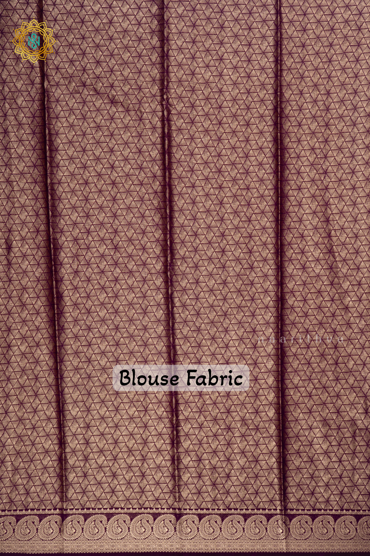 Bottle Green With Depp Purple - Semi Mysore Crepe Saree Allover Plain Body With Contrast Mango Zari Border