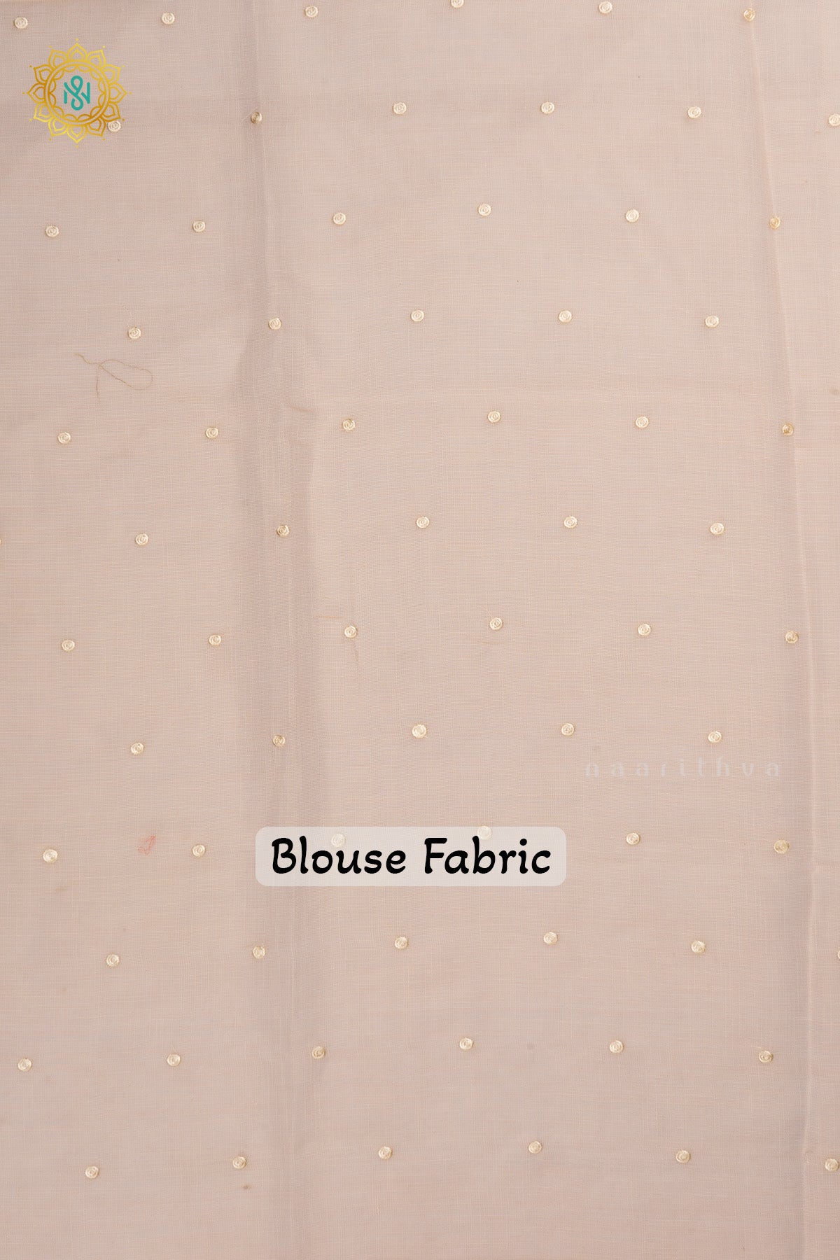 Off white Linen Tissue Saree with All-Over Embroidered Buttas on the Body, Featuring an Embroidery Border and Pallu