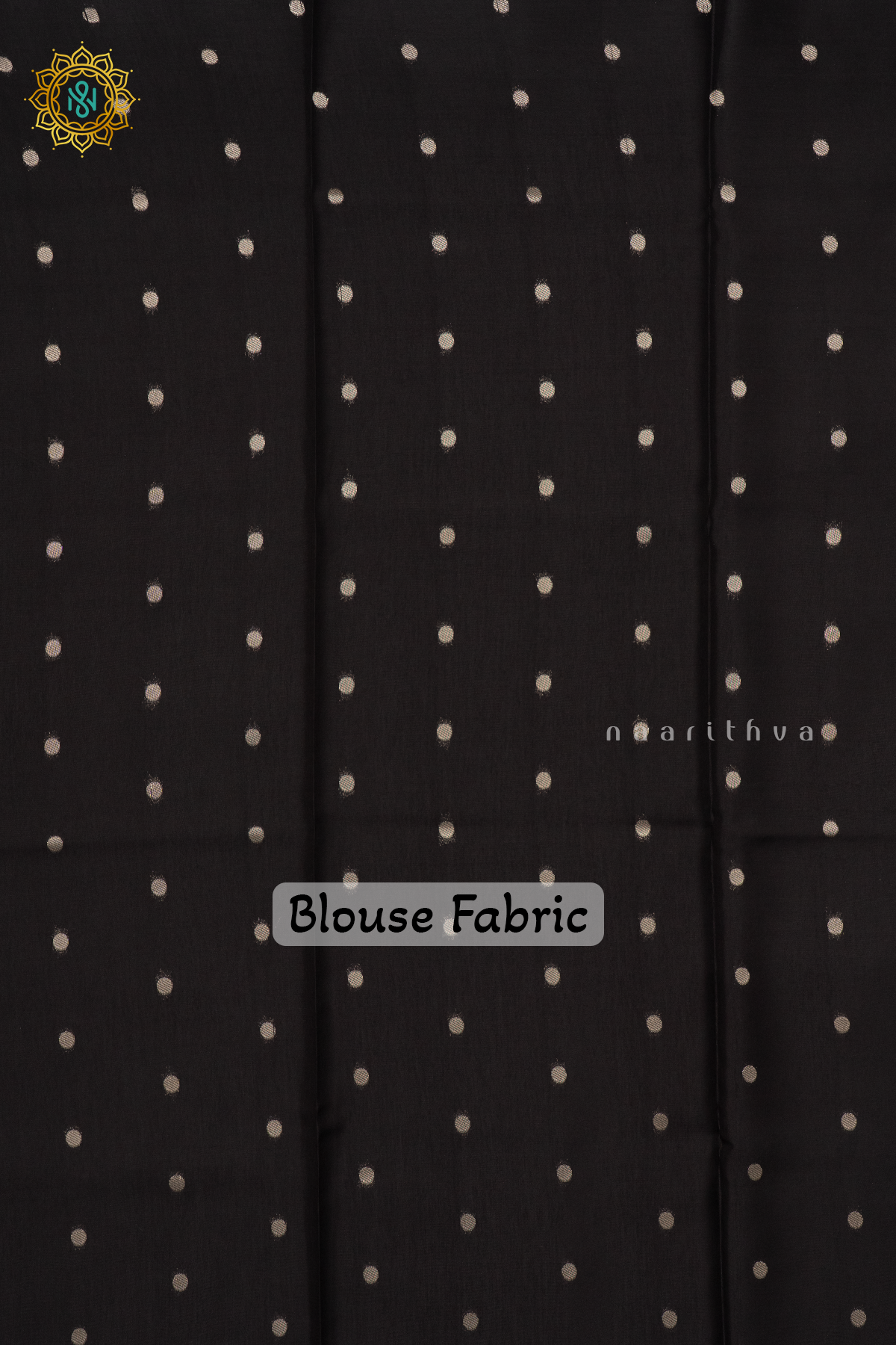 BLACK - SEMI MYSORE CREPE SILK