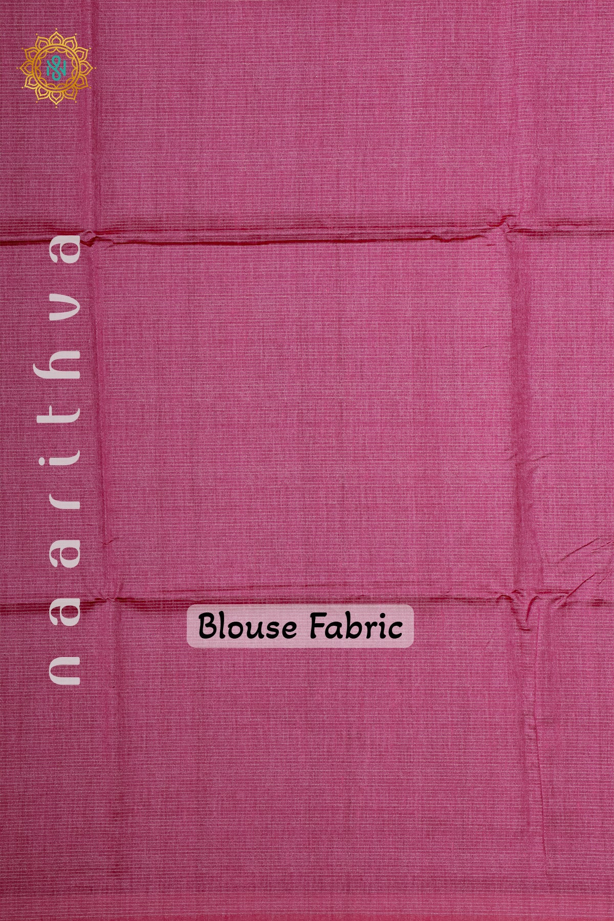 OFF WHITE WITH PINK - SEMI TUSSAR SILK