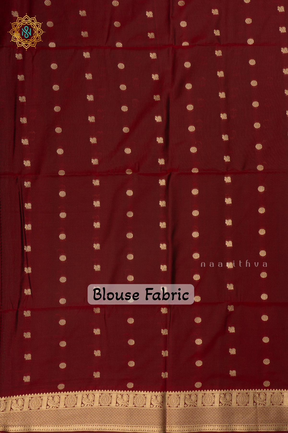 Bottle Green With Maroon Semi Soft Silk Saree Allover Zari Buttas And Contrast Zari Border