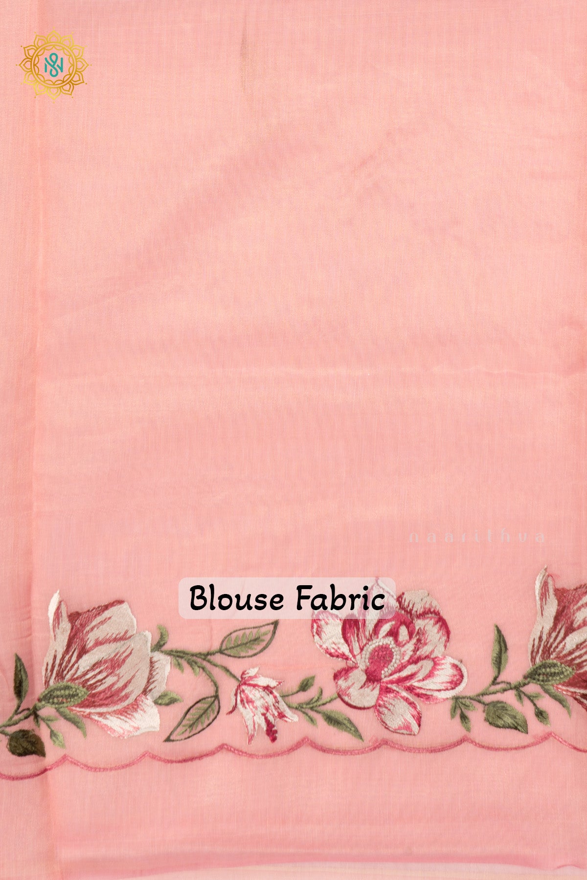 Light Pink Organza Tissue Saree Allover Embroidery Buttas with Cutwork and Embroidery Border