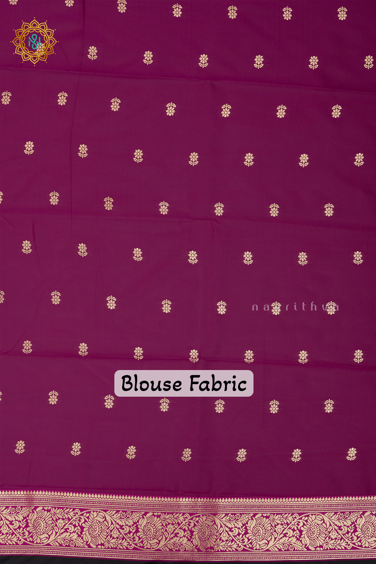 BLACK WITH PINK - SEMI SILK