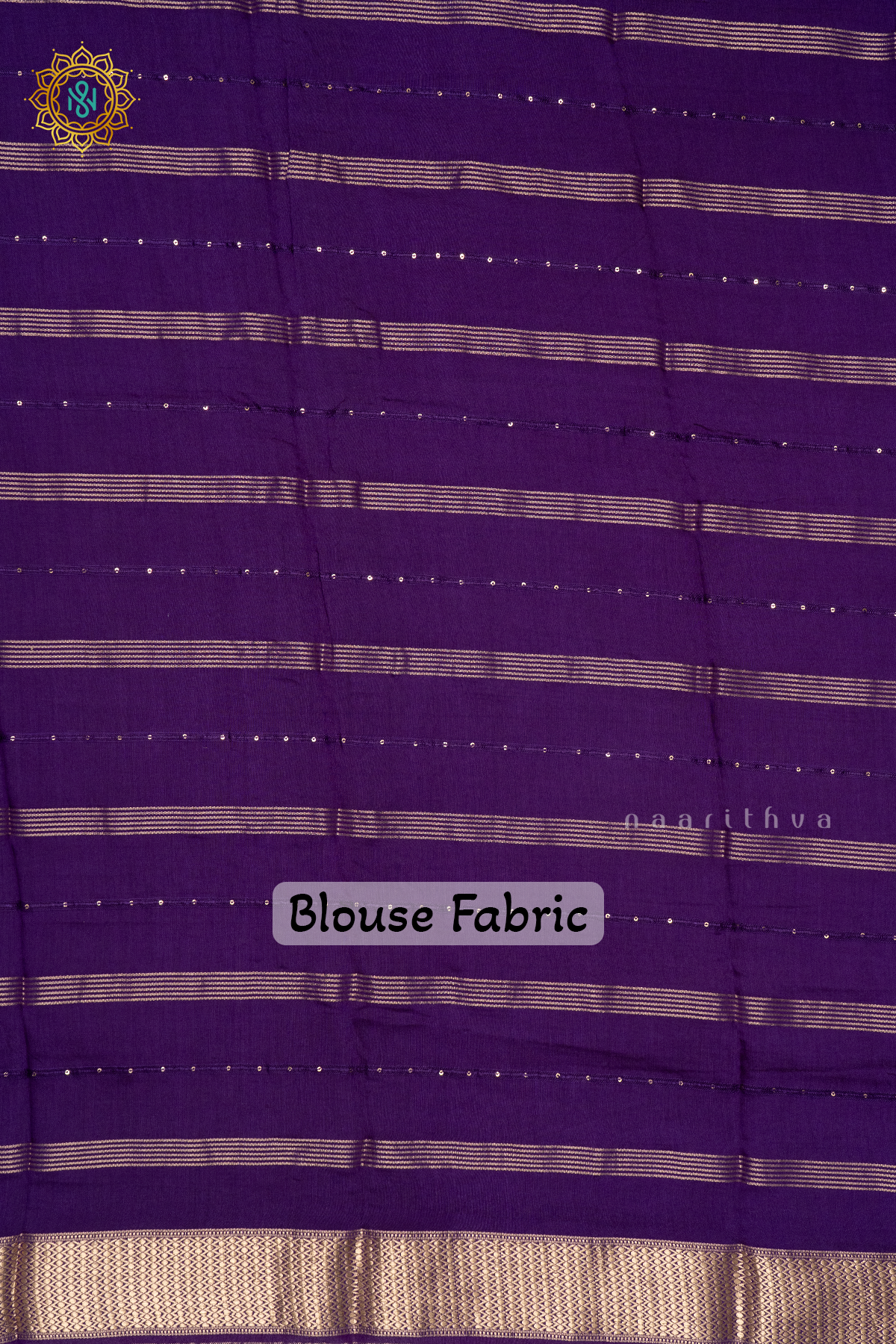 Yellow With Purple Viscose Cotton Saree With Zari Stripes On The Body And Contrast Zari Border