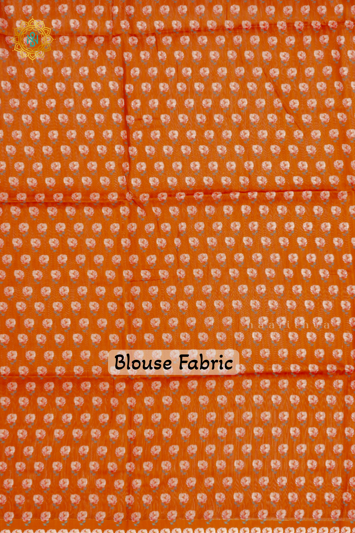 DUAL SHADE OF ORANGE - LINEN BY COTTON