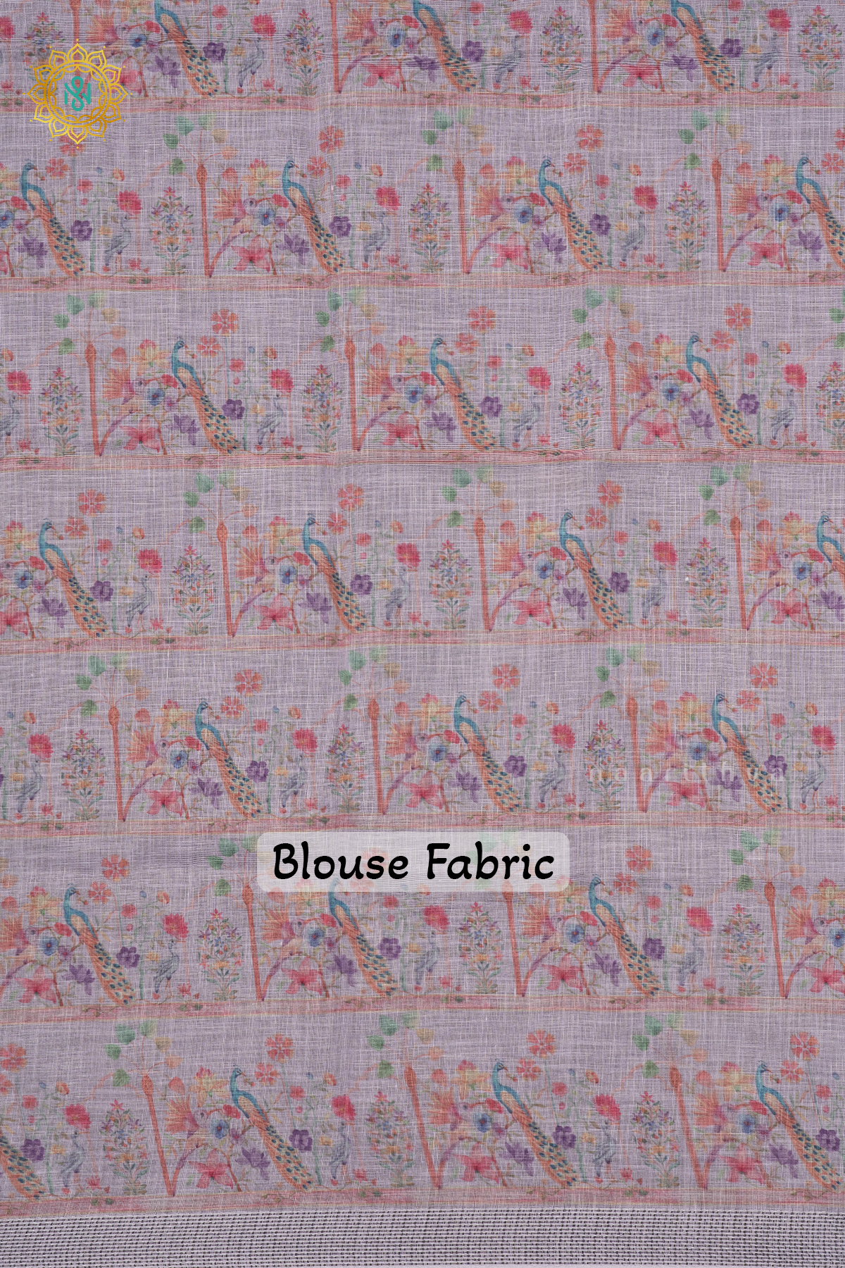 WHITE WITH LIGHT PINK - LINEN BY COTTON