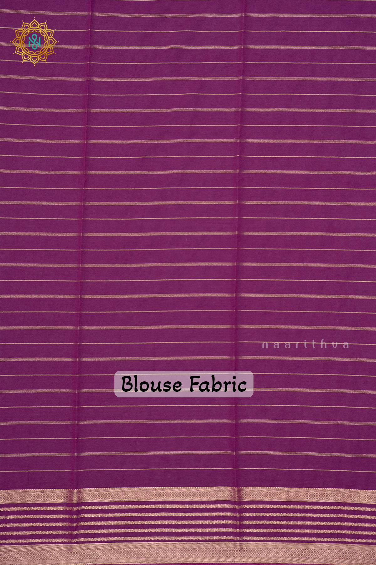 BLACK WITH LAVENDER - SEMI GEORGETTE