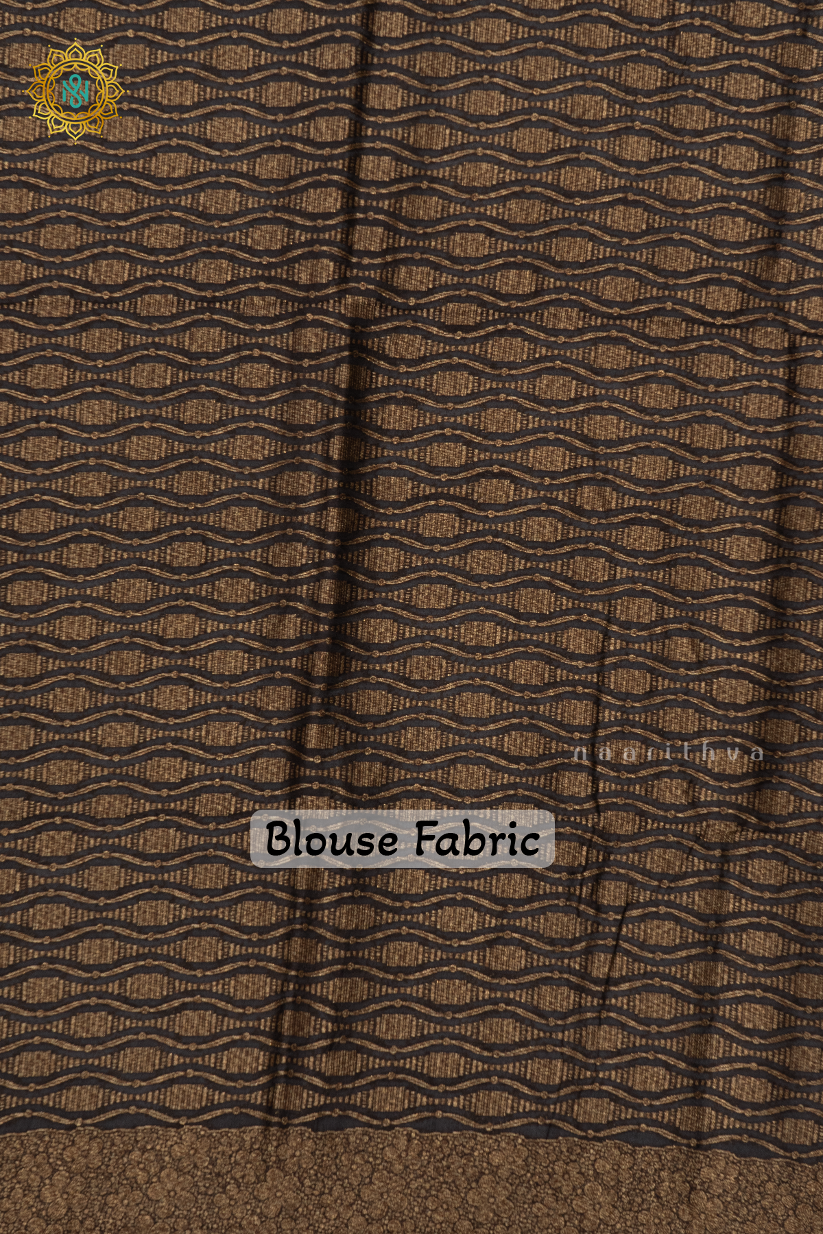 BLACK - SEMI TUSSAR SILK