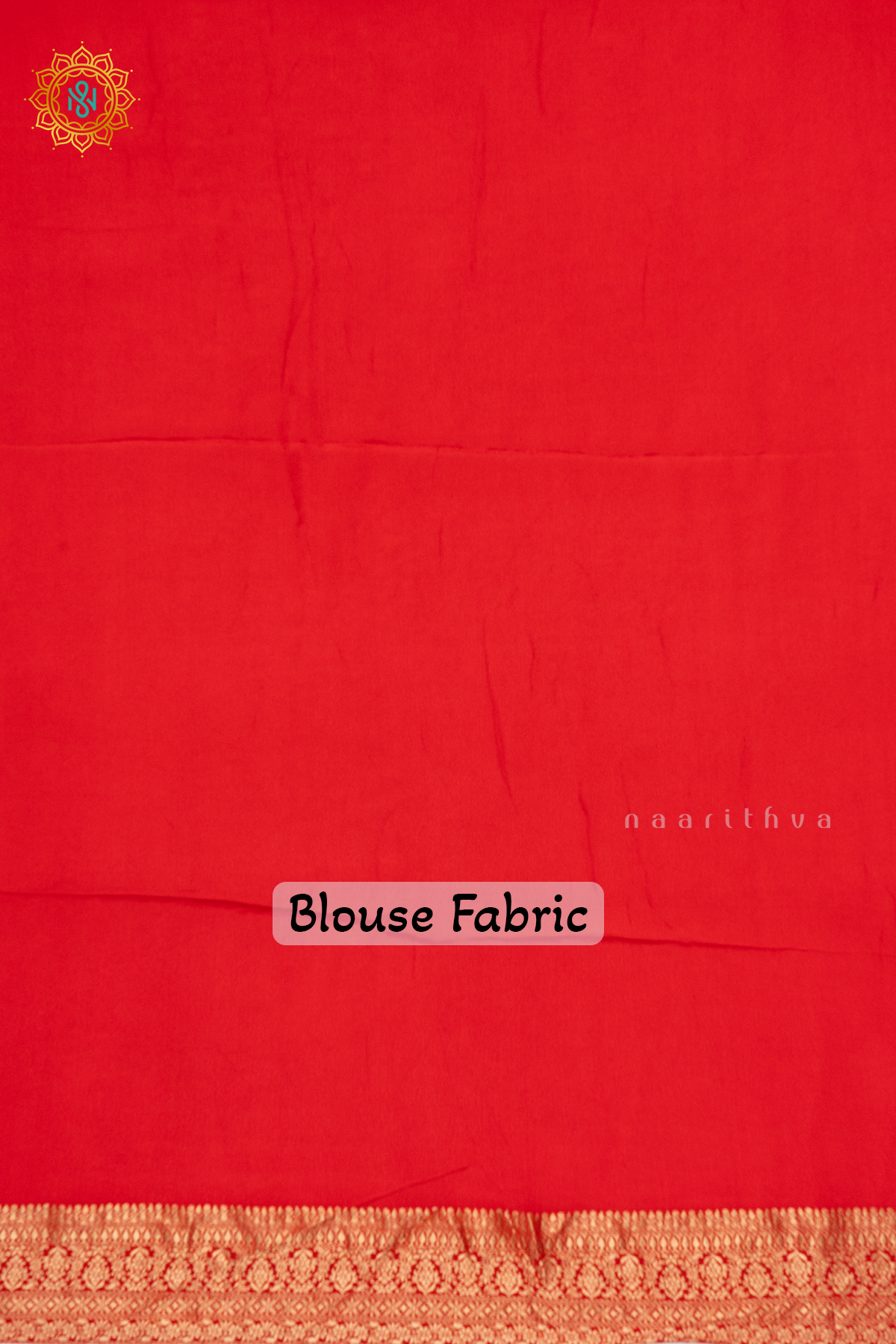 RED - SEMI BANARASI CREPE