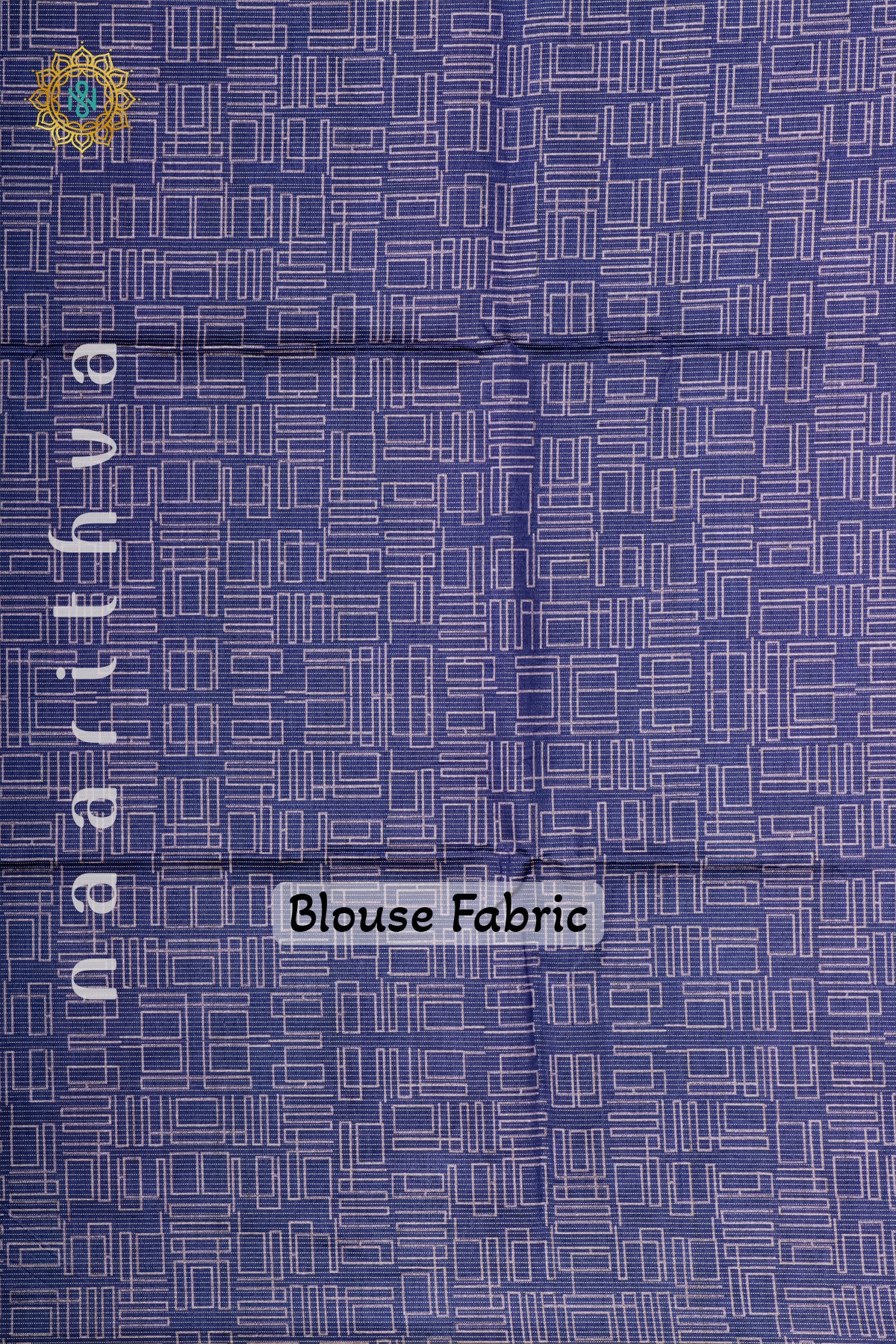 OLIVE GREEN WITH BLUE - SEMI TUSSAR