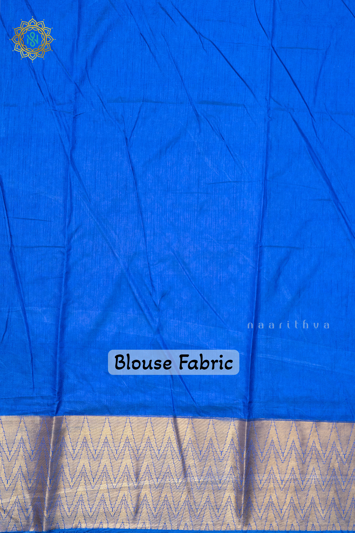 SKY BLUE - SEMI SILK WITH PATOLA PRINTS