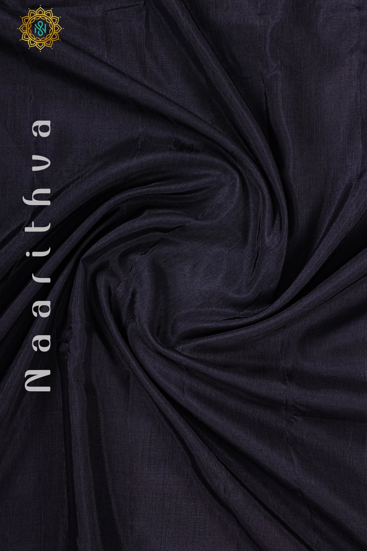BLACK - SEMI CREPE SILK
