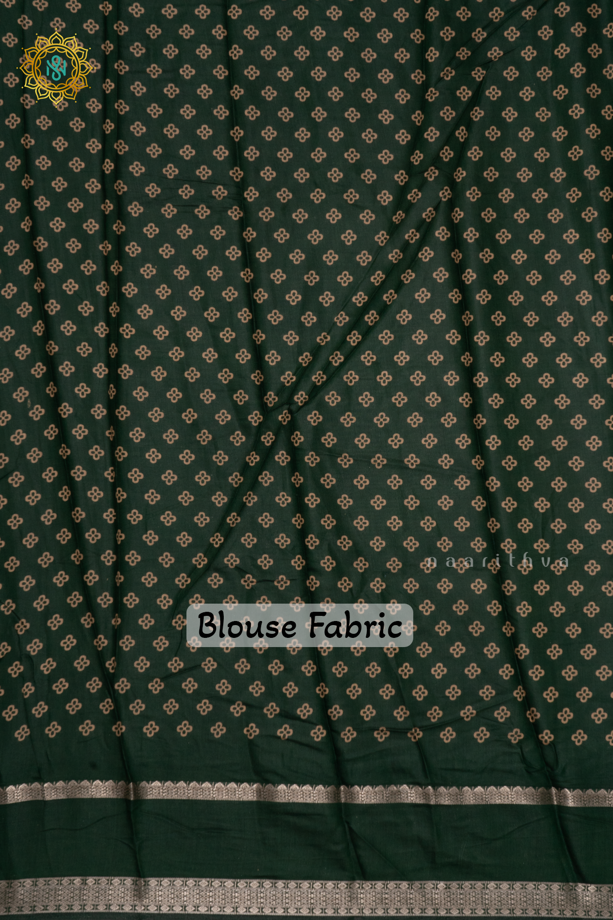 DEEP WINE WITH GREEN - SOFT COTTON