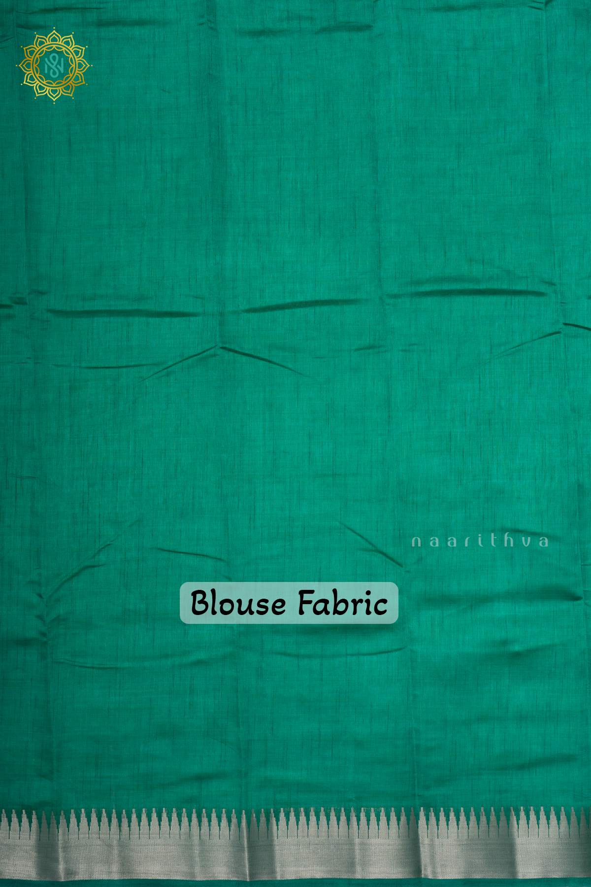 AQUA BLUE - SEMI TUSSAR SILK