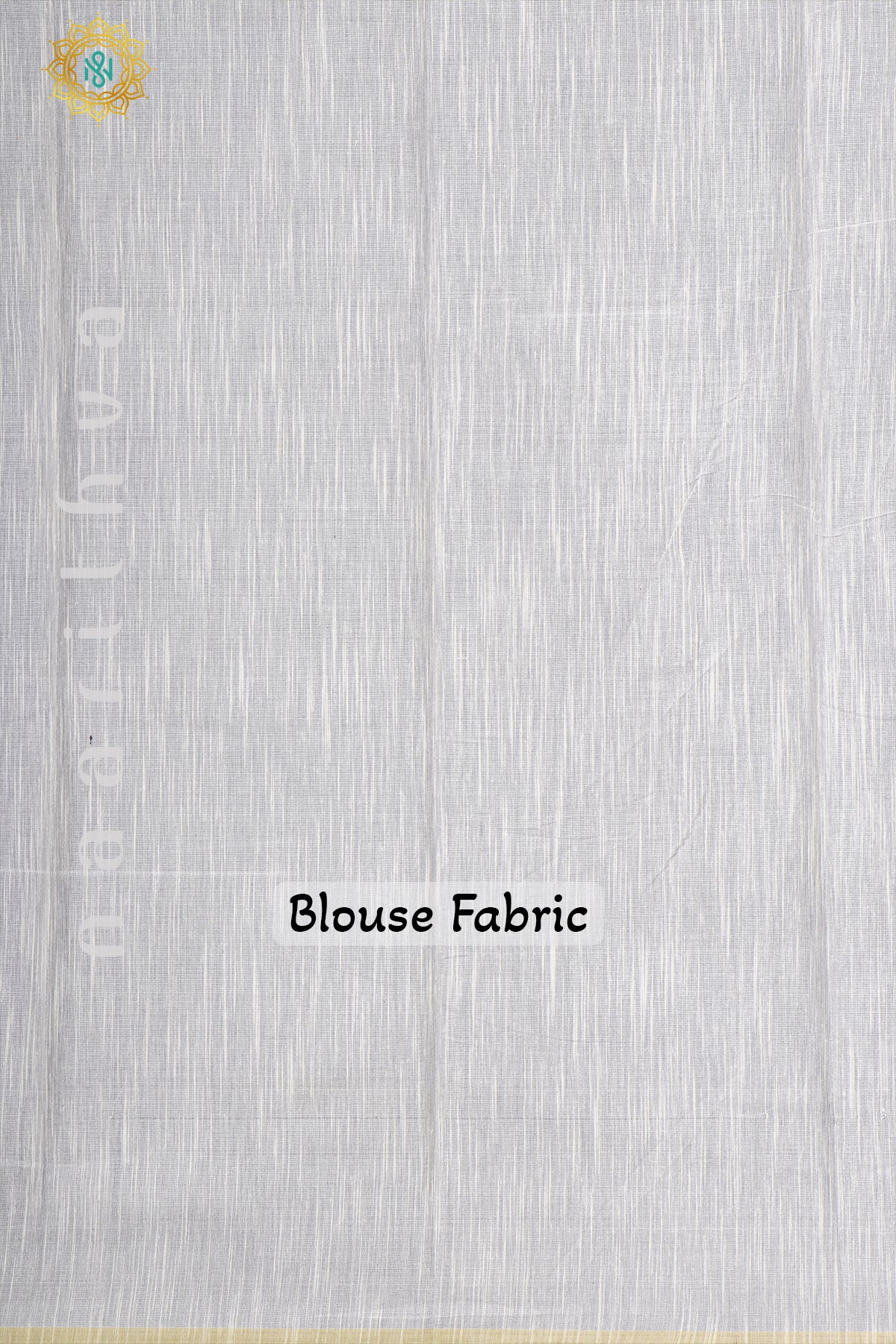 BLUE WITH WHITE - JUTE COTTON