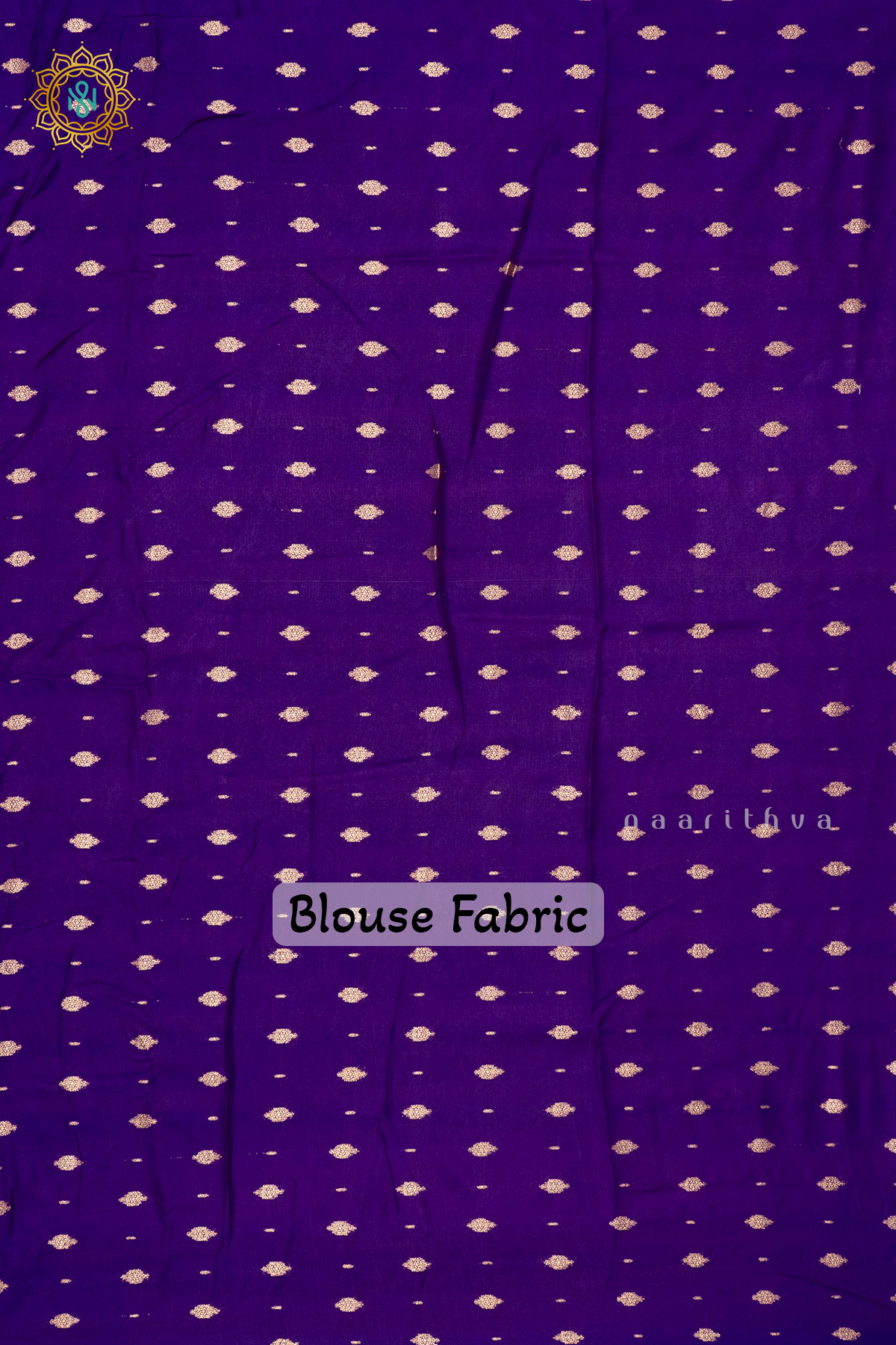 YELLOW WITH PURPLE - SEMI CREPE SILK