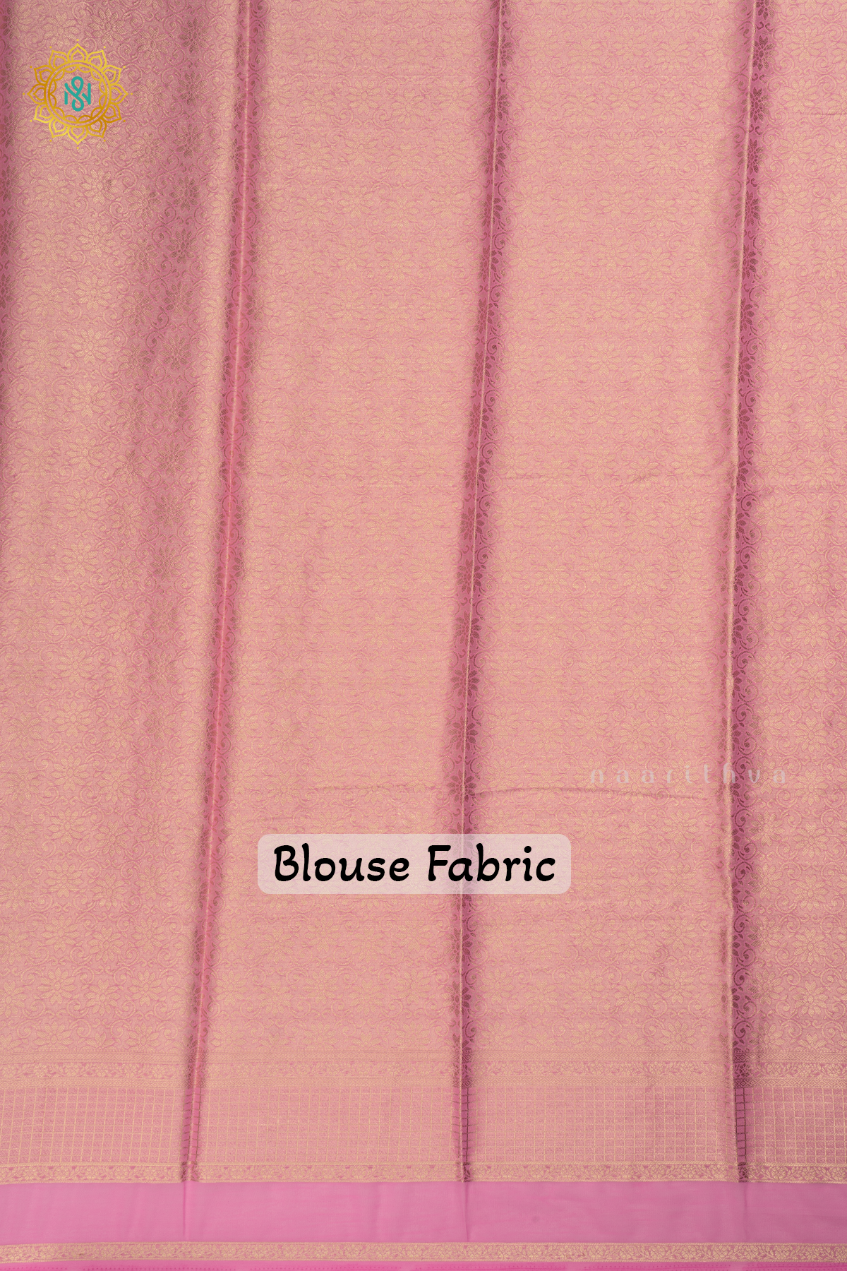 Rani Pink with Light Pink Semi Chiffon Georgette Saree with Allover Zari Buttas and Zari Checks Border