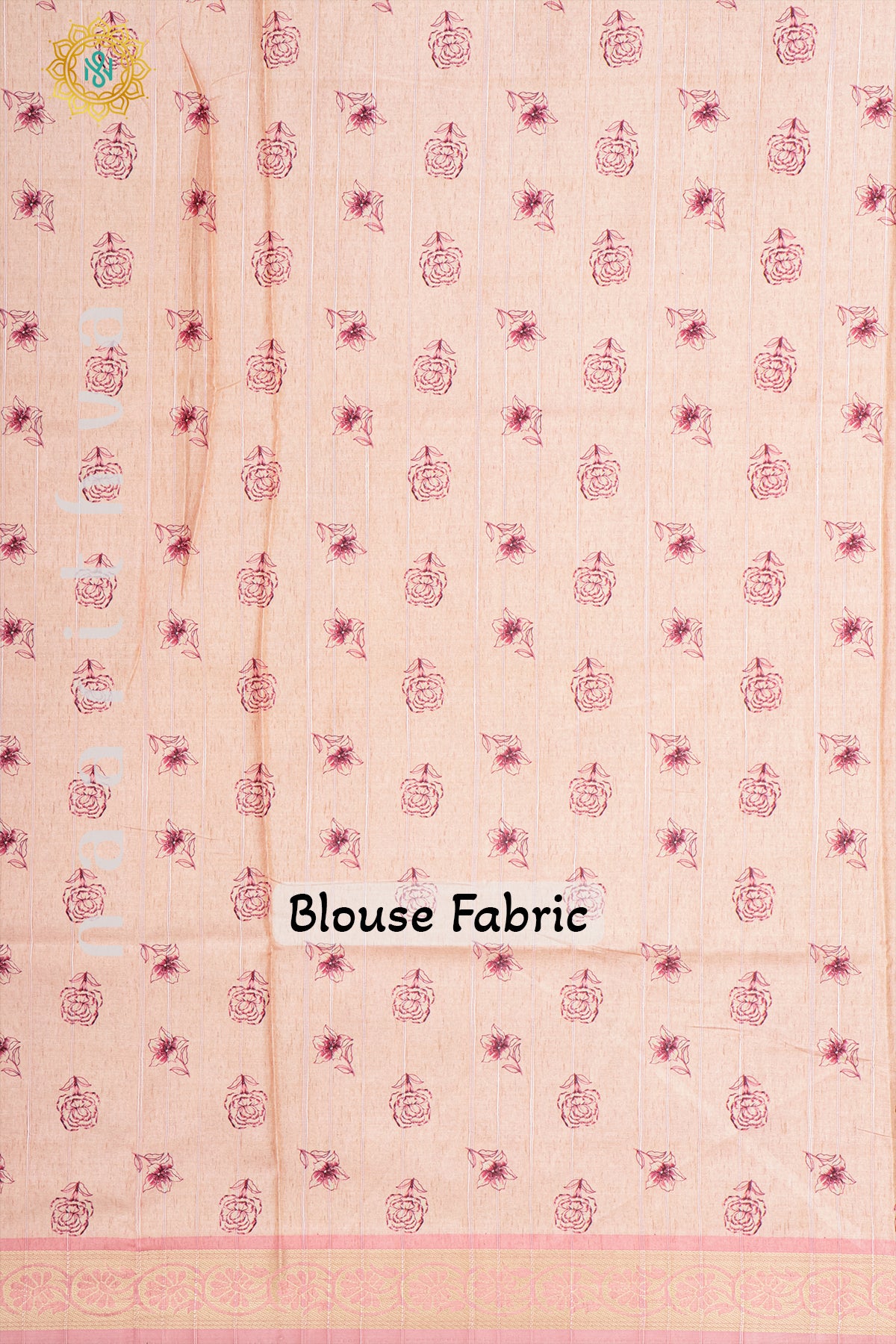 PEACH - SEMI KOTHA CREPE