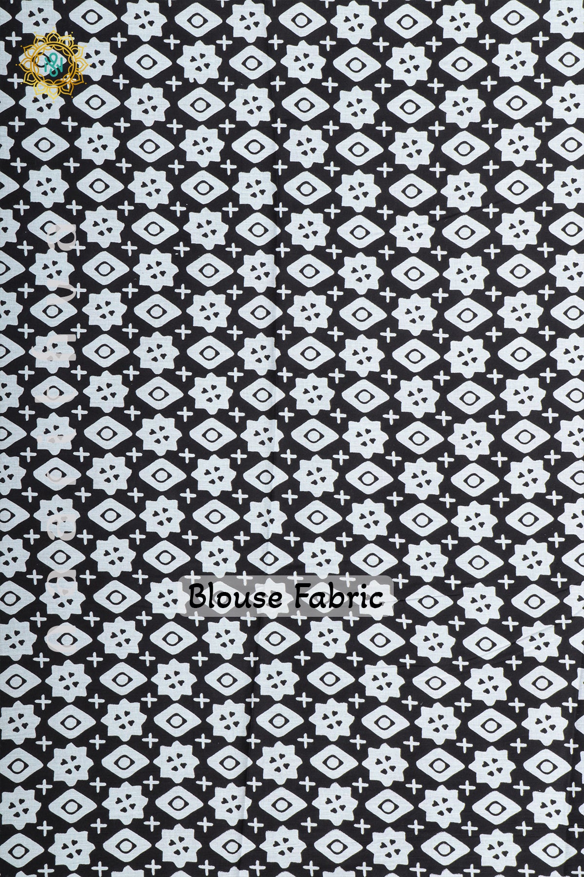 BLACK WITH WHITE - MUL COTTON