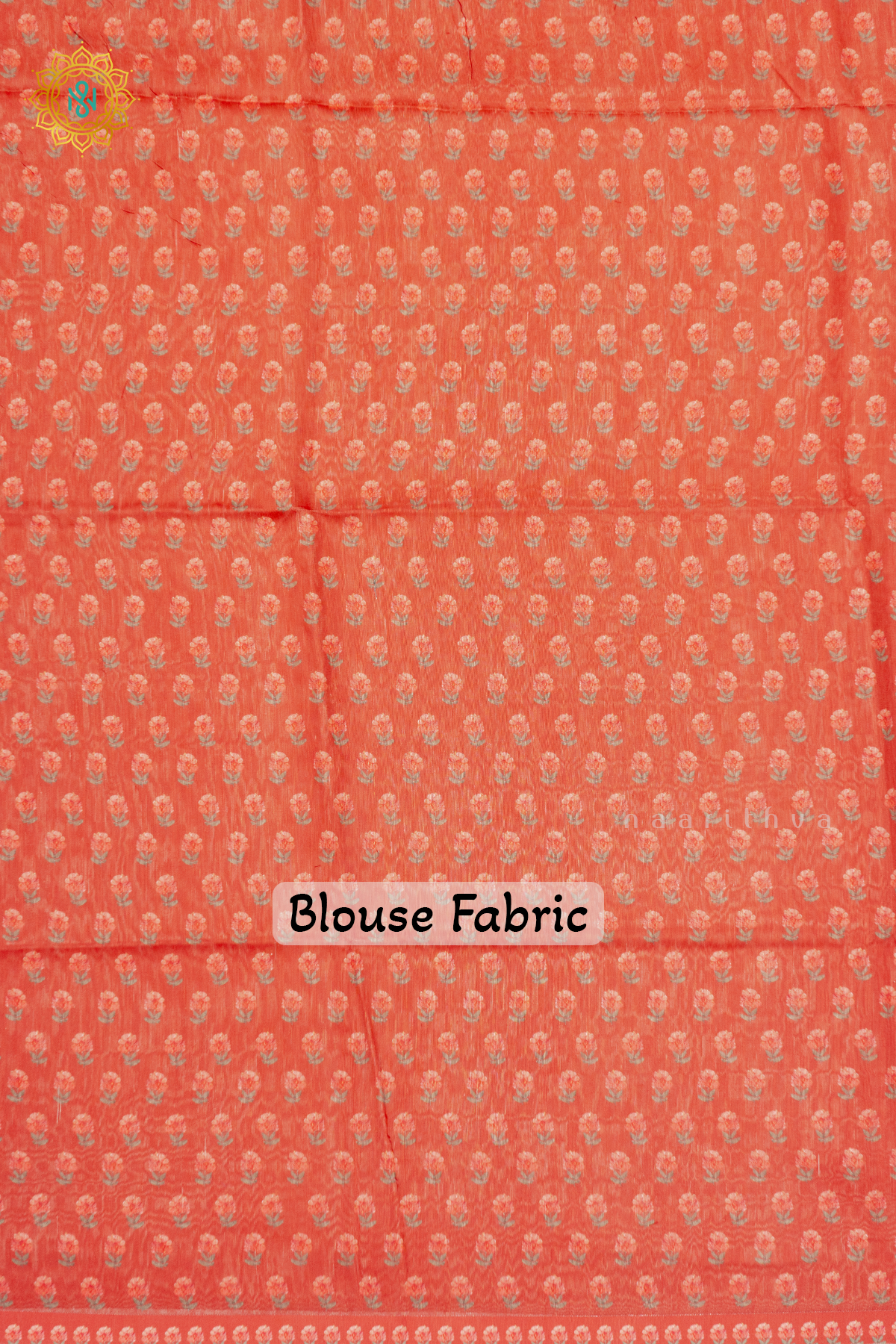 DUAL SHADE OF ORANGE - LINEN BY COTTON