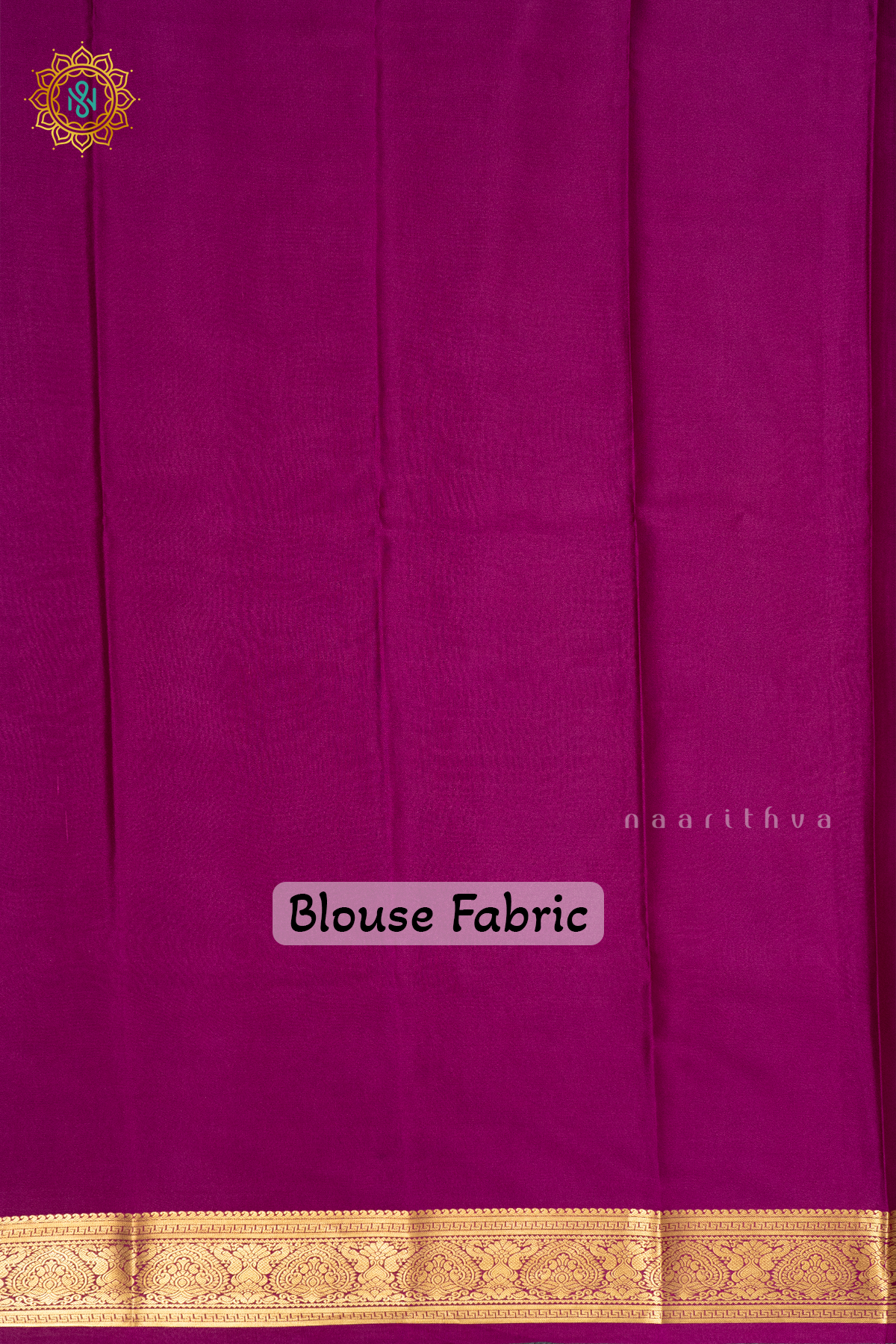 ORANGE WITH WINE - PURE MYSORE CREPE SILK