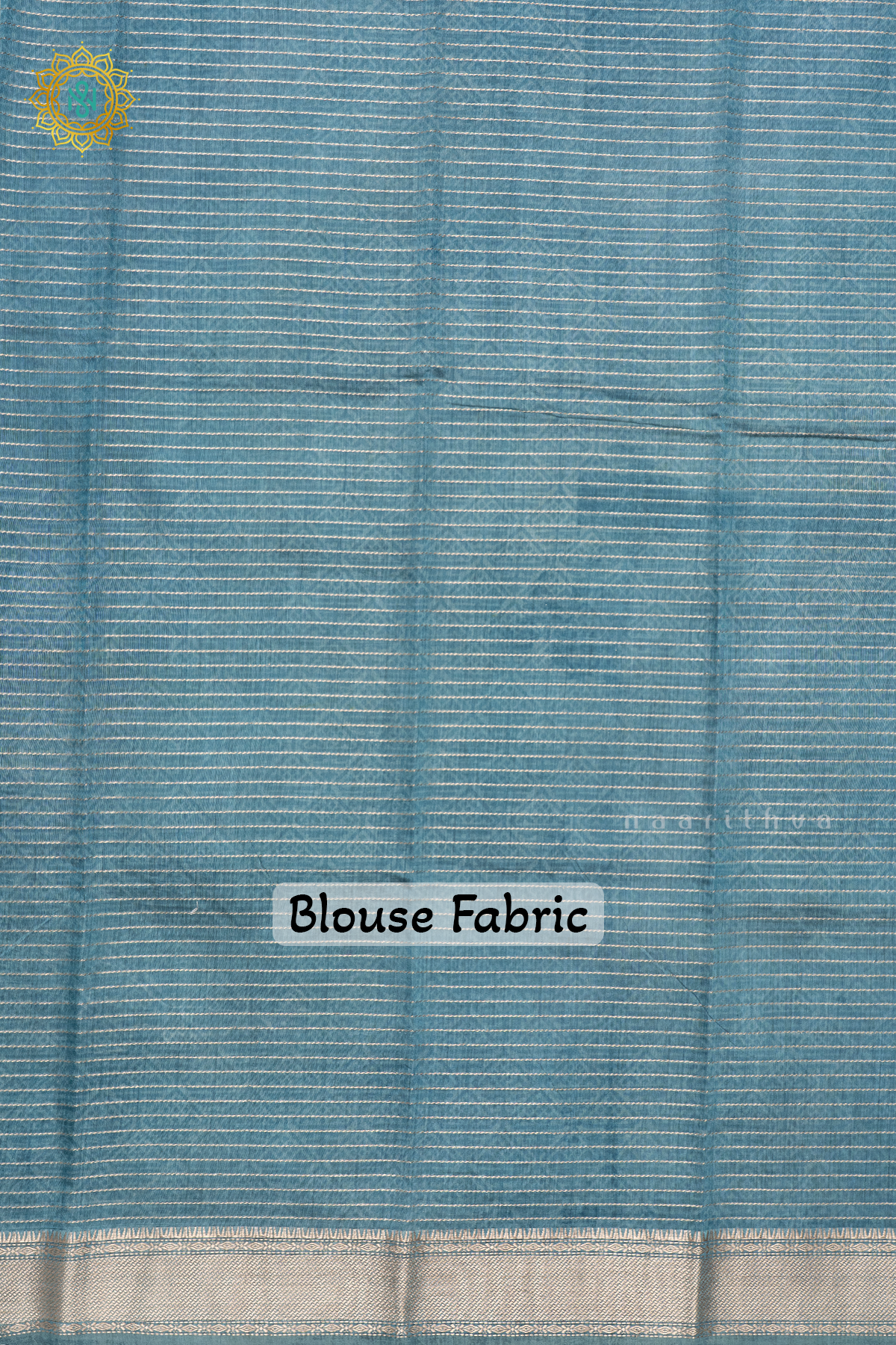 BLACK WITH AQUA BLUE - BUTTER CREPE