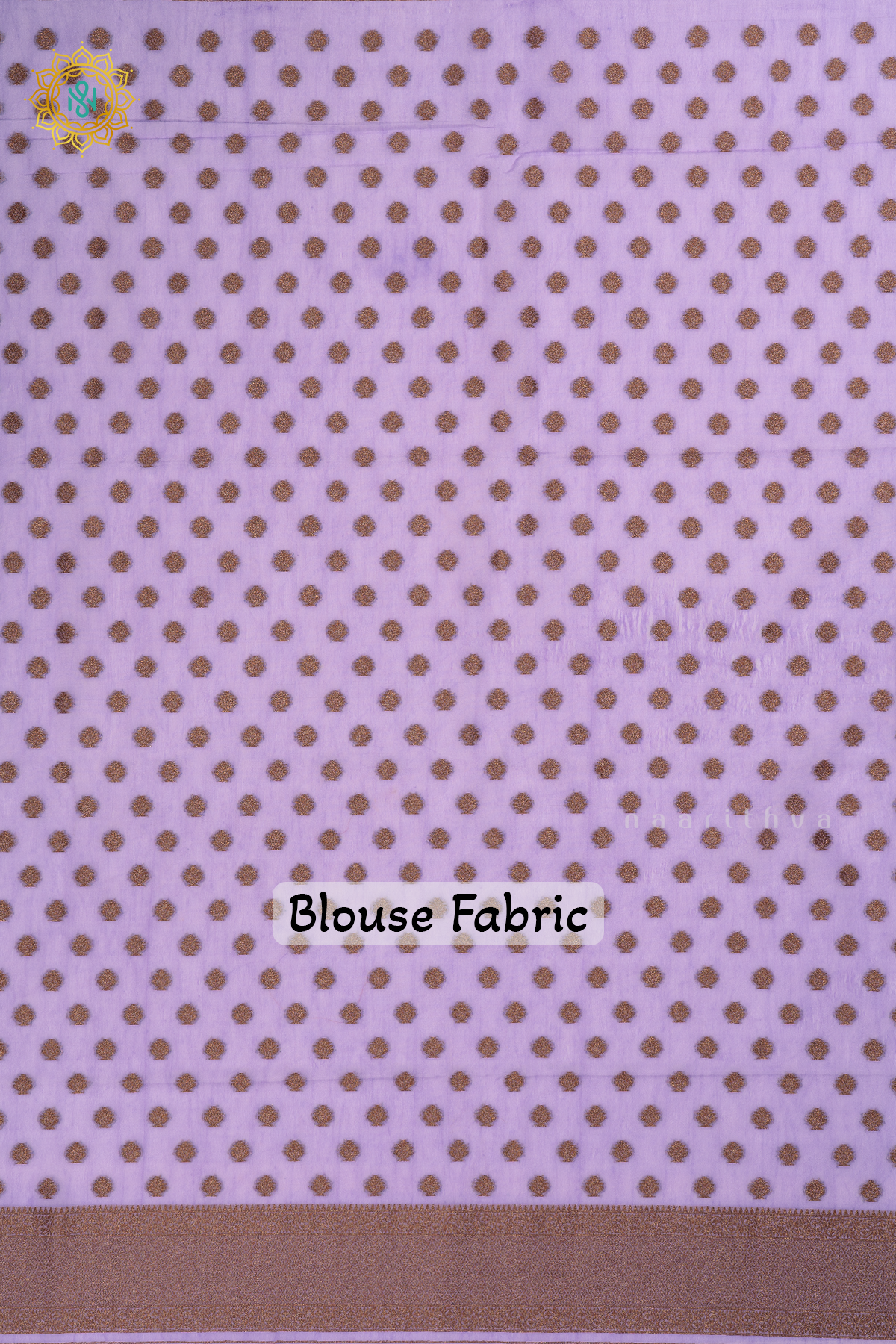 Purple with Lavender Semi Chiffon Georgette Saree with Allover Zari Stripes and Zari Gap Border