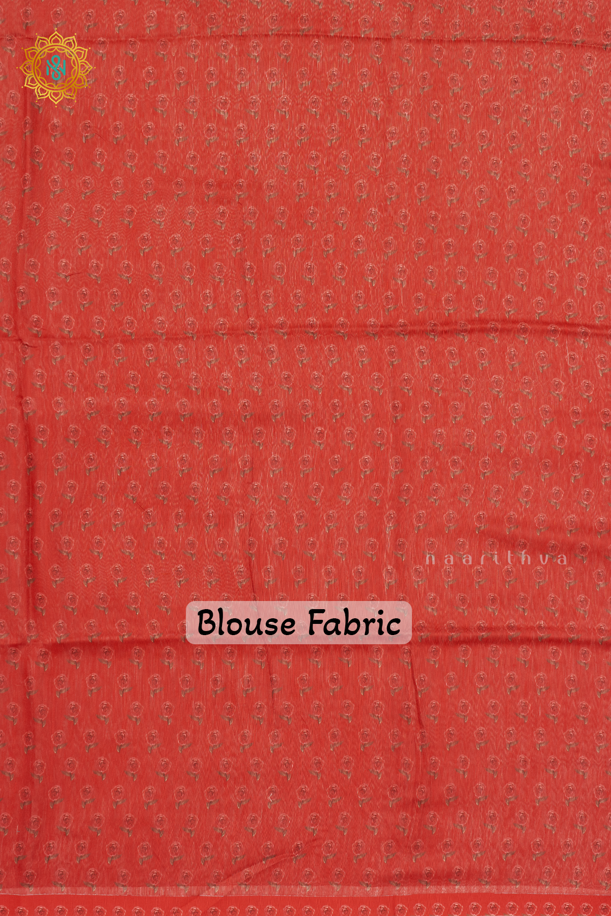 DUAL SHADE OF RED - LINEN BY COTTON