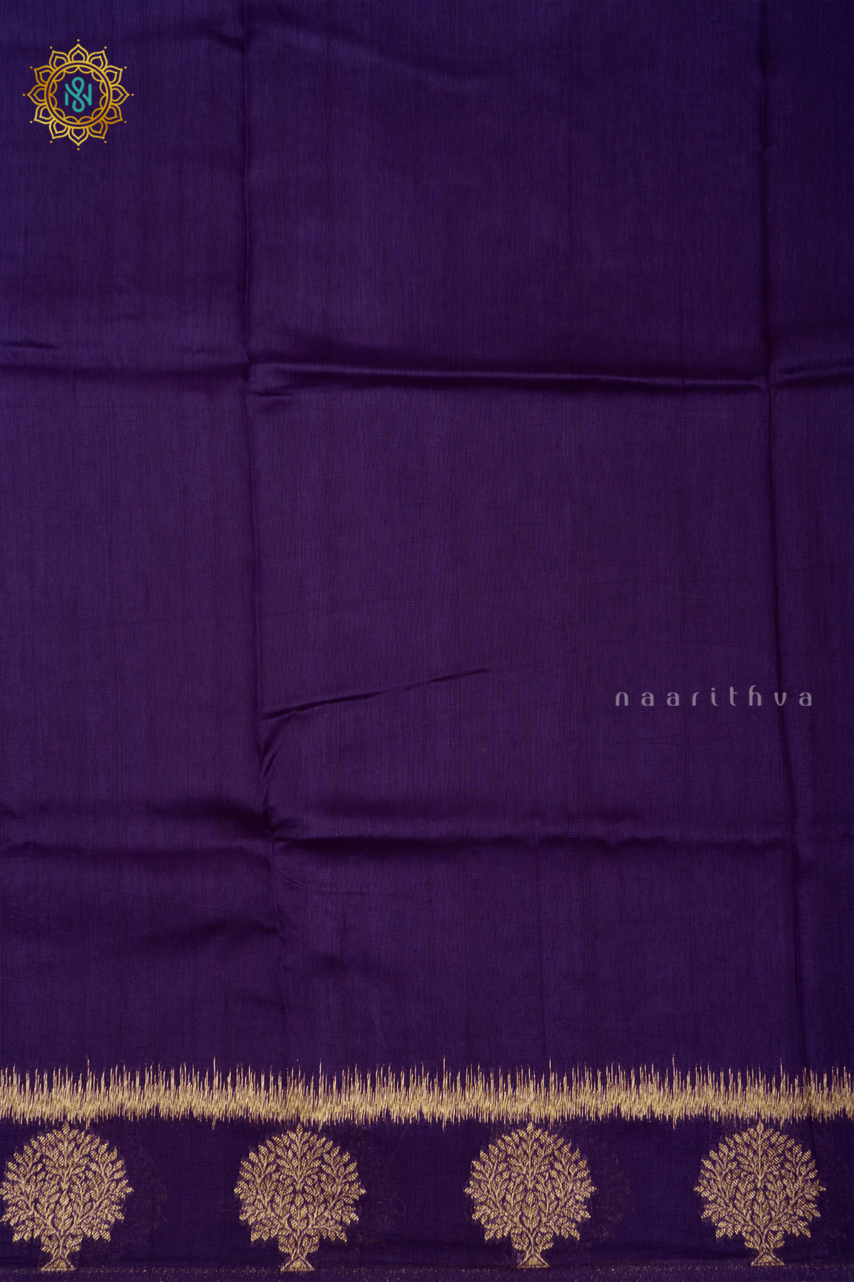 PURPLE - SEMI TUSSAR SILK