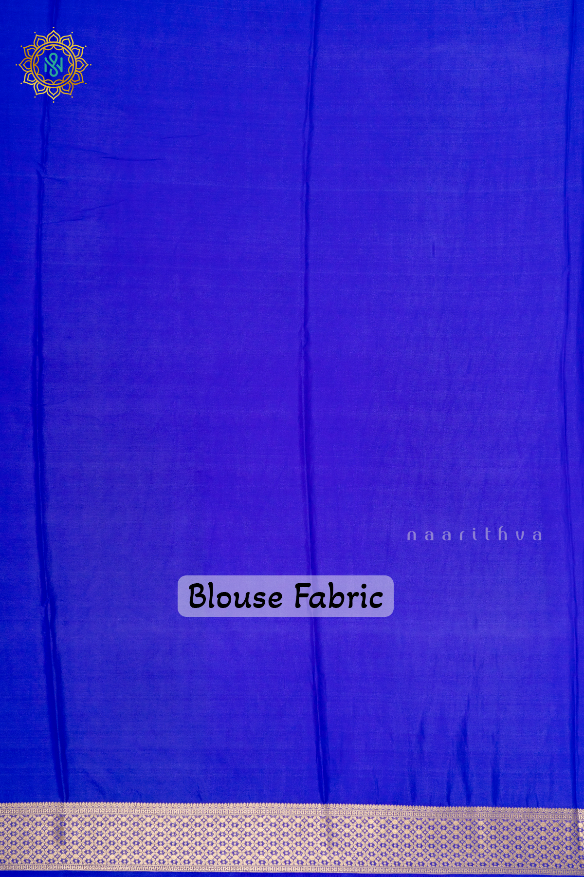 ROYAL BLUE - SEMI MYSORE CREPE SILK