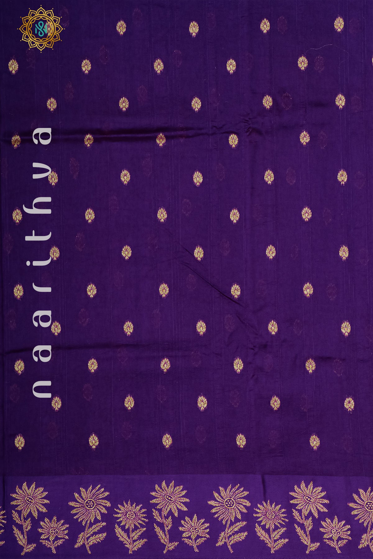 PURPLE - SEMI TUSSAR SILK