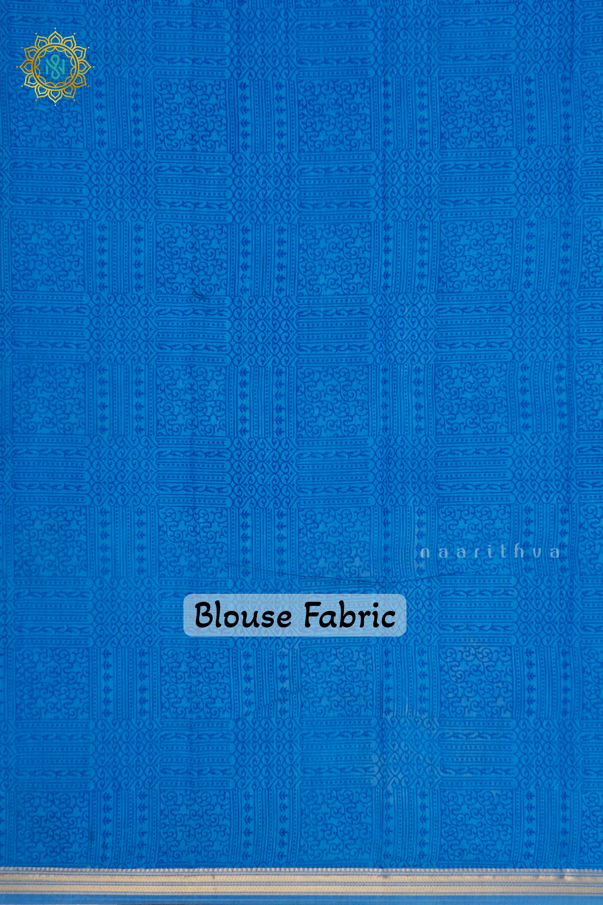 AQUA GREEN WITH ELEPHANT GREY & BLUE - BUTTER CREPE