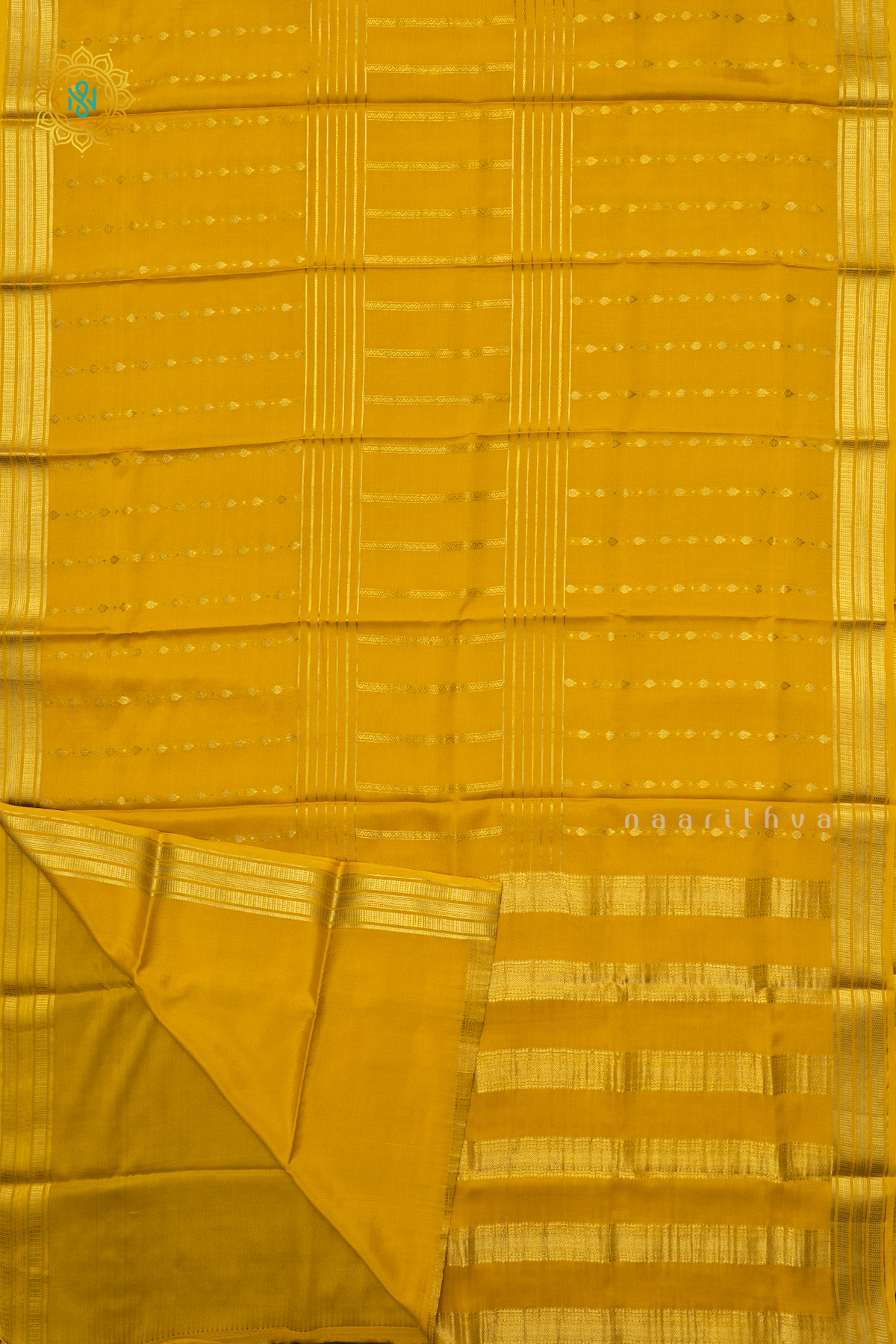 YELLOW - PURE MYSORE CREPE SILK