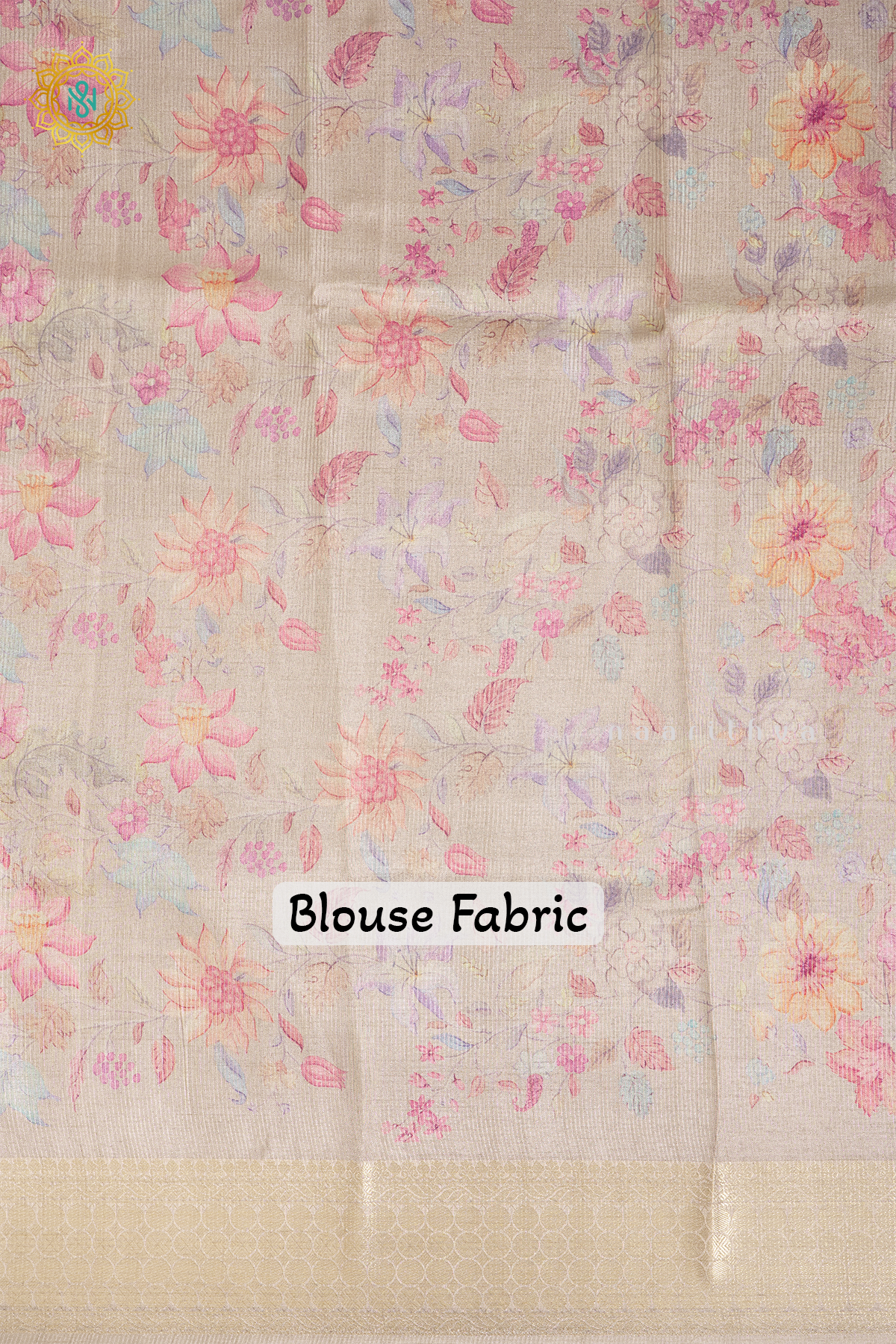 MAGENTA WITH OFF WHITE - SEMI TUSSAR SILK