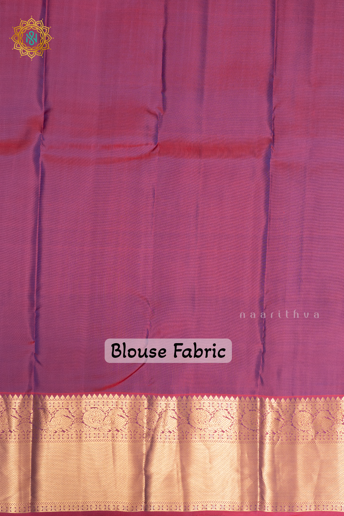 PEACOCK GREEN WITH MAGENTA - KANJIVARAM PURE MIX