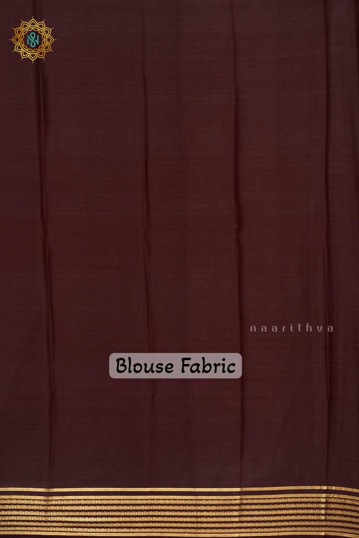 BROWN - PURE MYSORE CREPE SILK