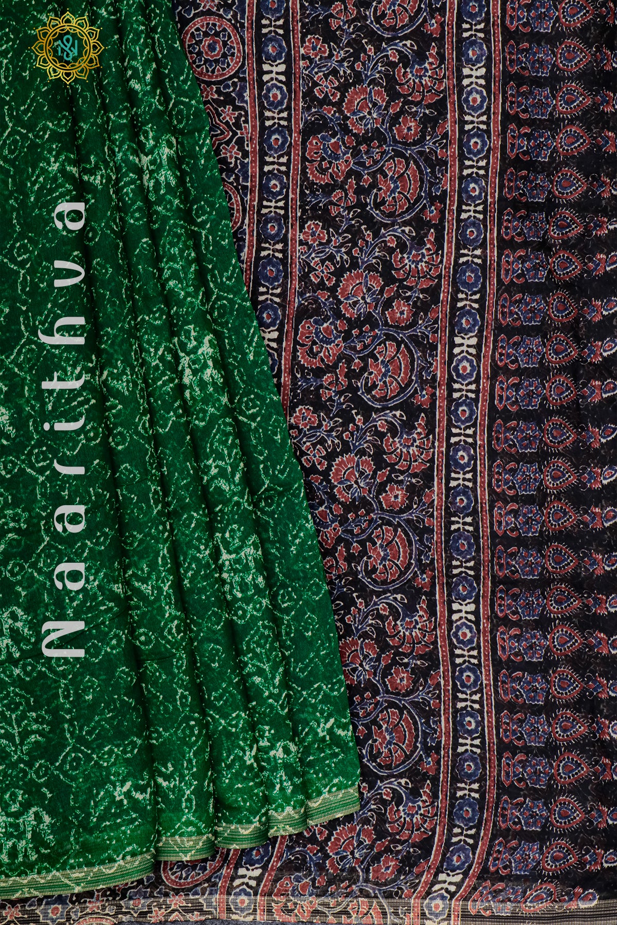 BOTTLE GREEN - LINEN BY COTTON