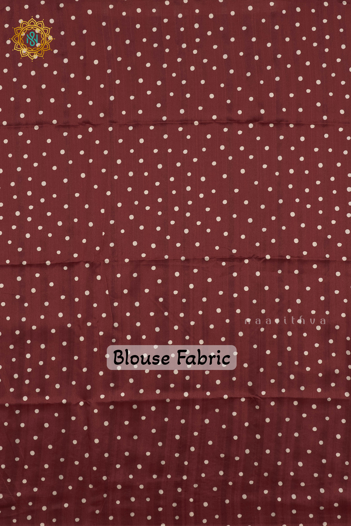 WHITE WITH RED - SEMI TUSSAR