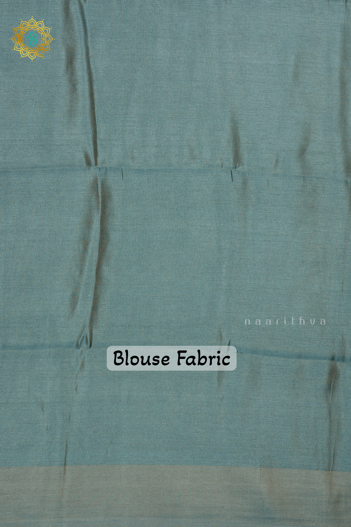 BLUE - SEMI TISSUE SAREE