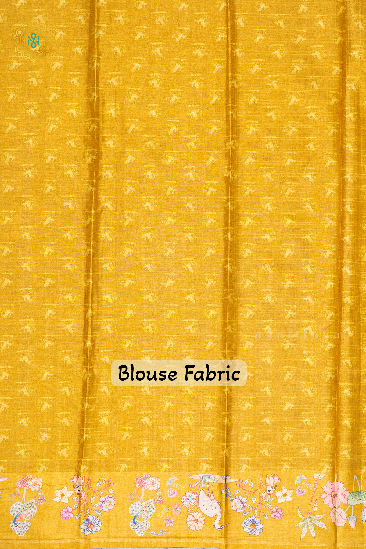 LIGHT BISCUIT WITH YELLOW - SEMI TUSSAR