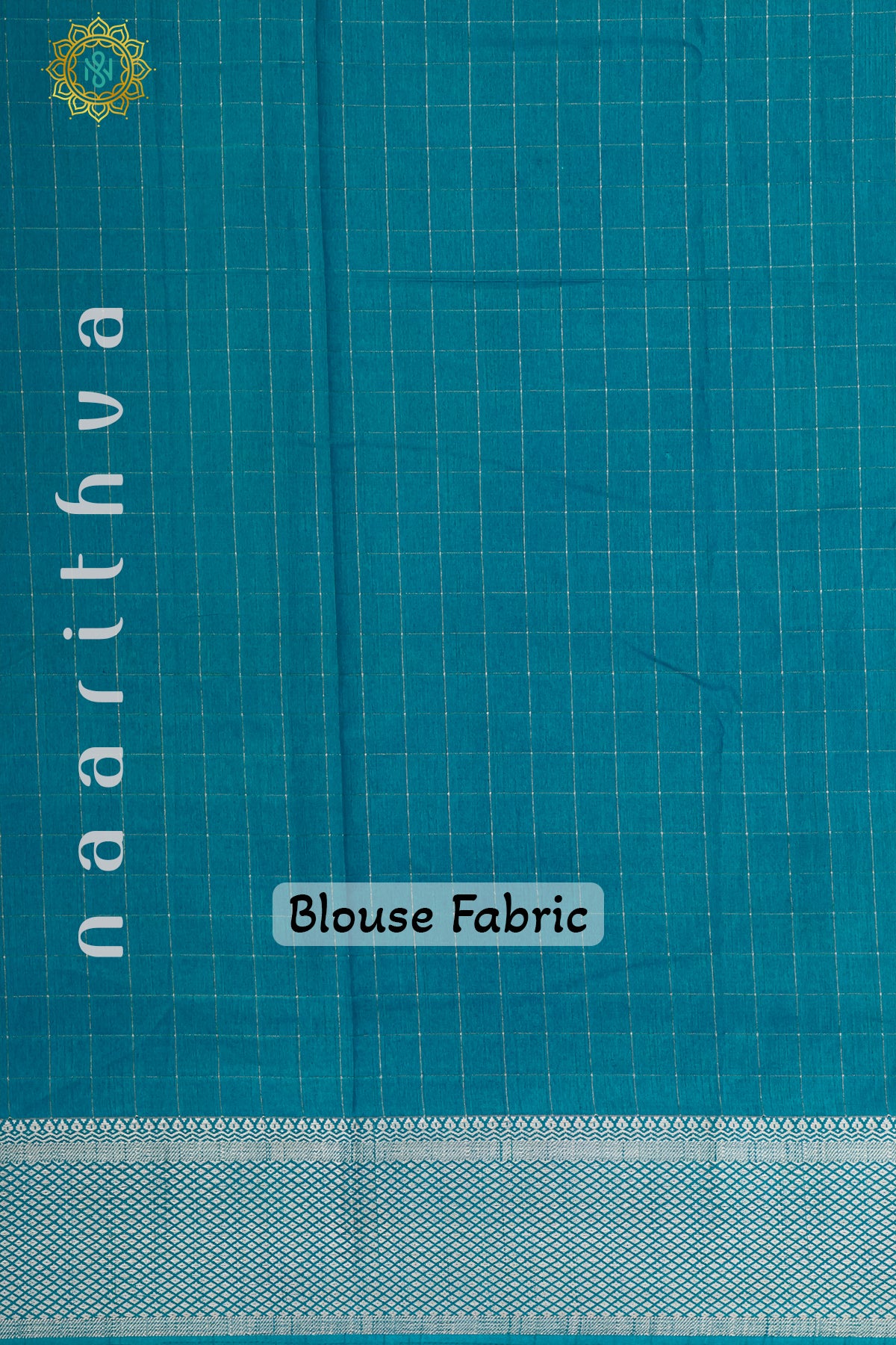 YELLOW WITH SKY BLUE - DOLA SILK